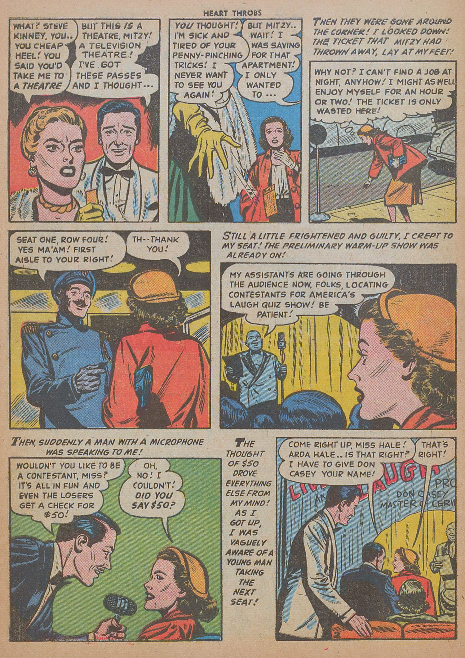 Read online Heart Throbs comic -  Issue #40 - 4