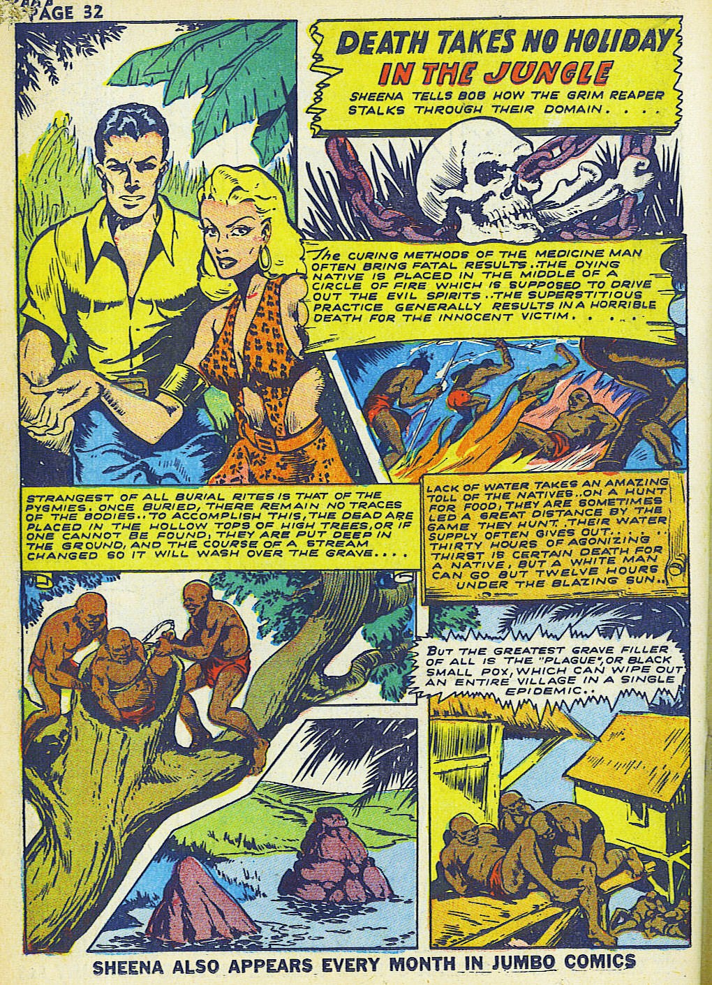 Read online Sheena, Queen of the Jungle (1942) comic -  Issue #2 - 34