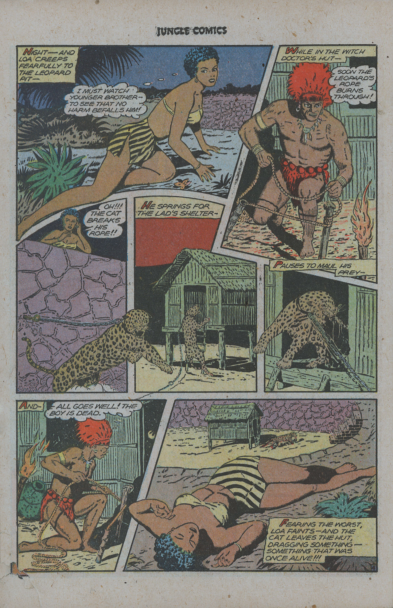 Read online Jungle Comics comic -  Issue #78 - 40