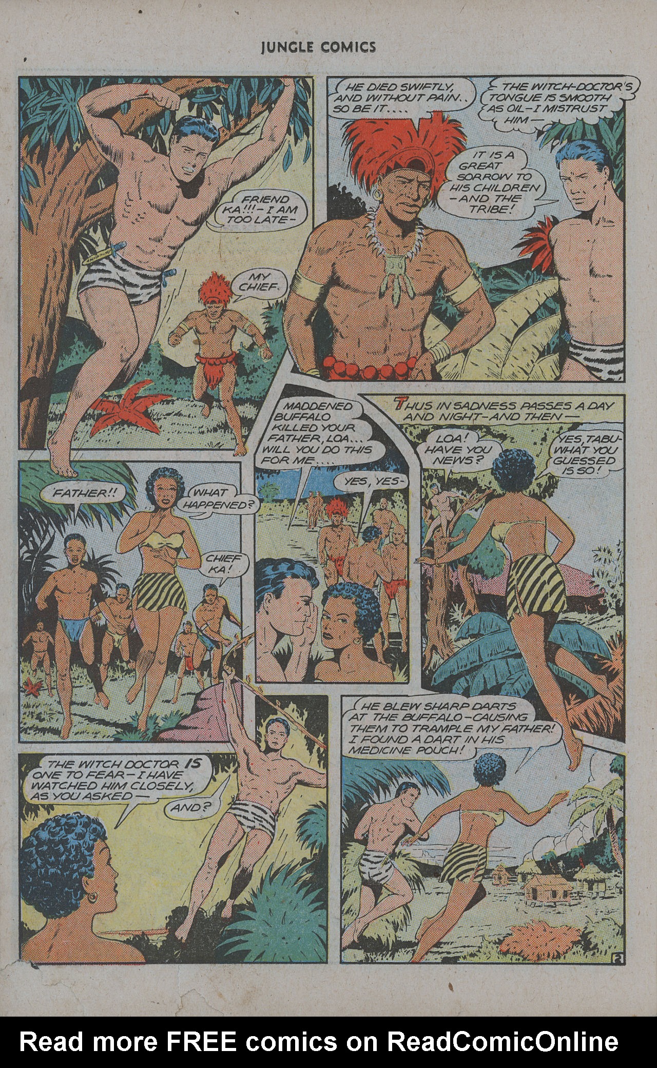 Read online Jungle Comics comic -  Issue #78 - 38