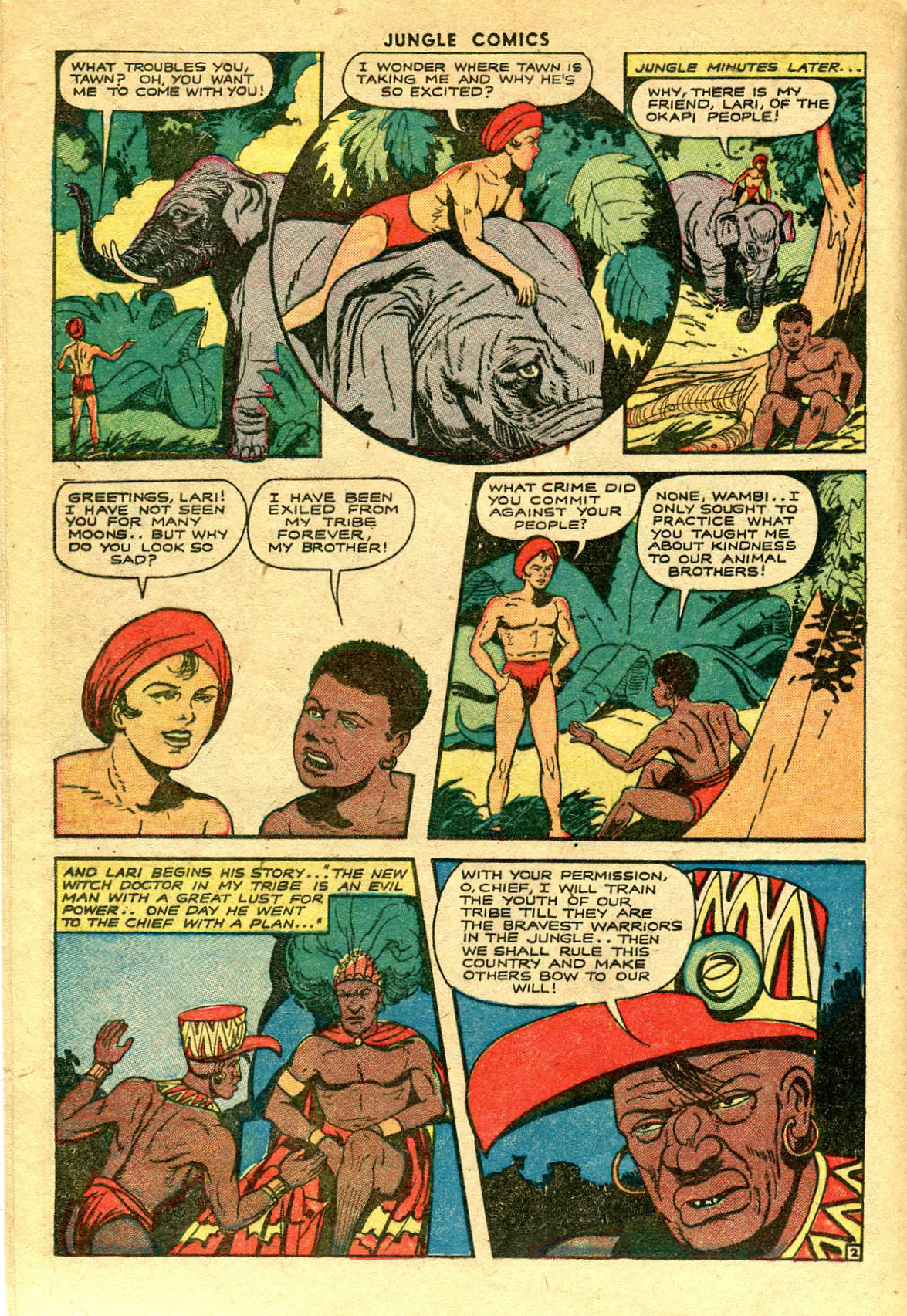 Read online Jungle Comics comic -  Issue #59 - 17