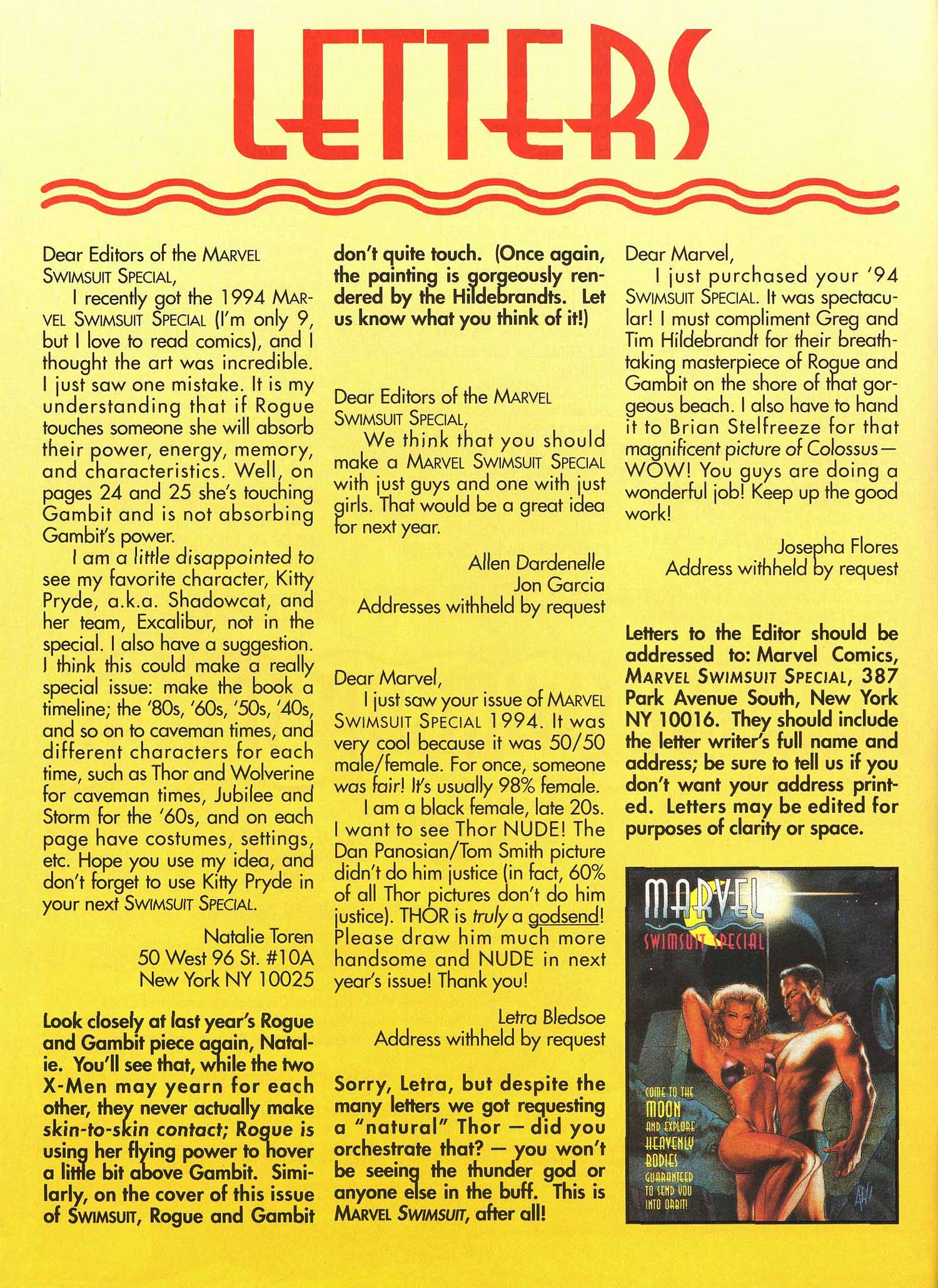 Read online Marvel Swimsuit Special comic -  Issue #4 - 4