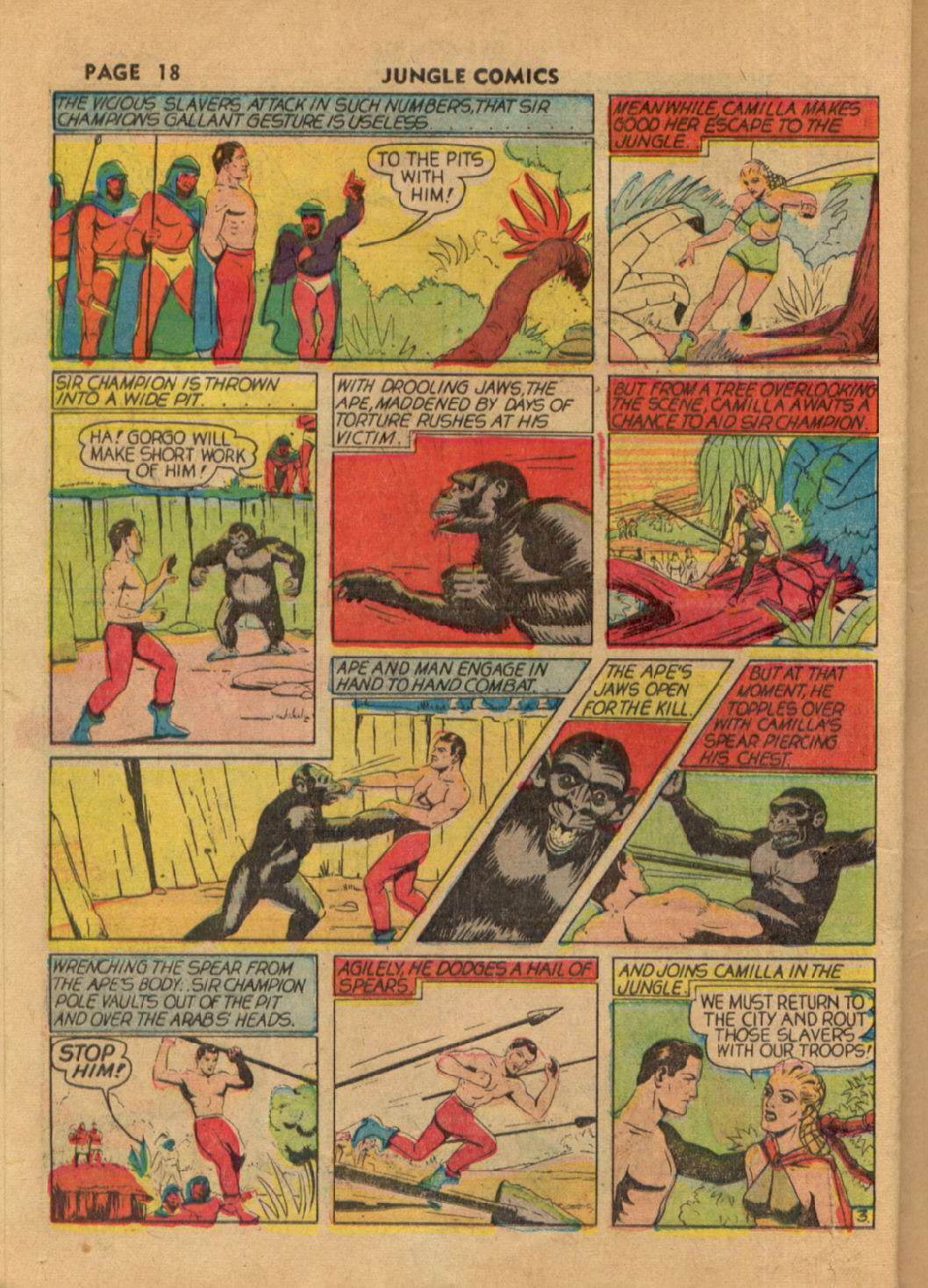 Read online Jungle Comics comic -  Issue #9 - 18