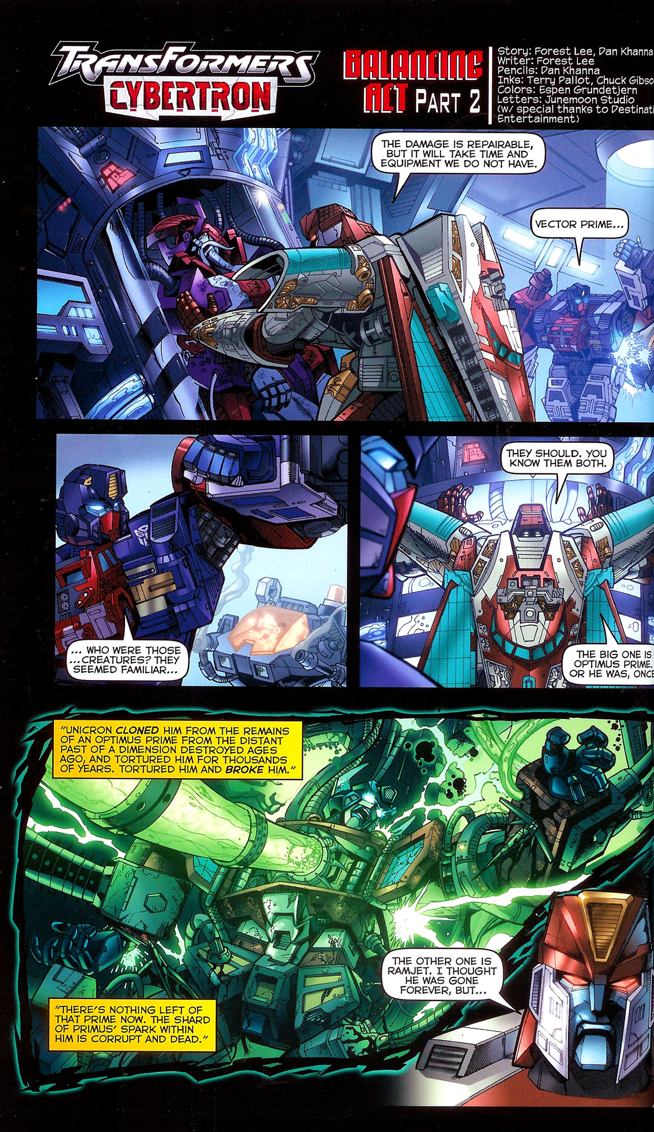 Read online Transformers: Cybertron: Balancing Act comic -  Issue # TPB - 17