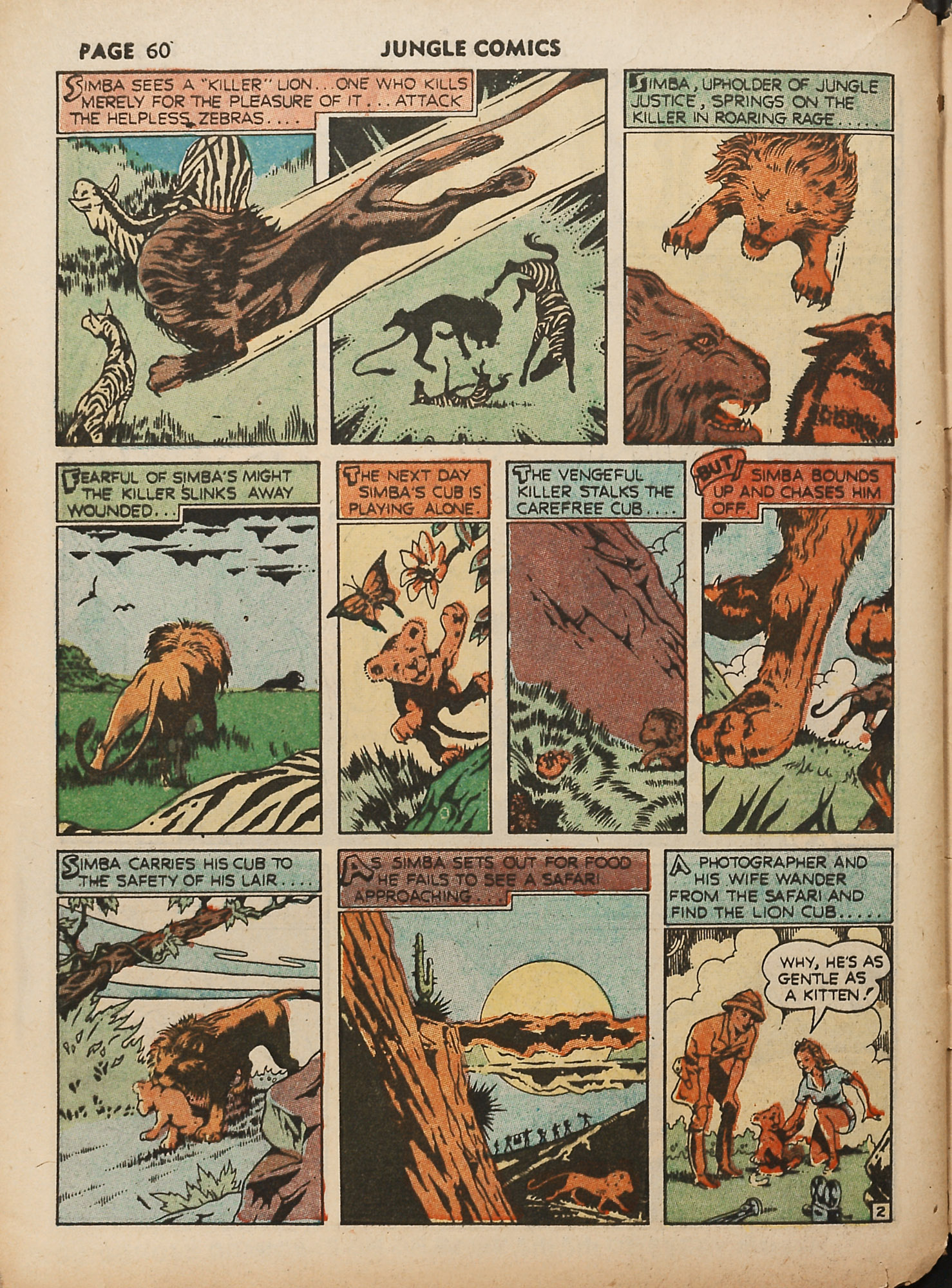 Read online Jungle Comics comic -  Issue #18 - 62