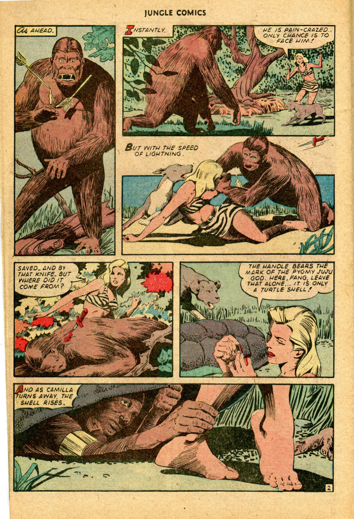 Read online Jungle Comics comic -  Issue #68 - 28