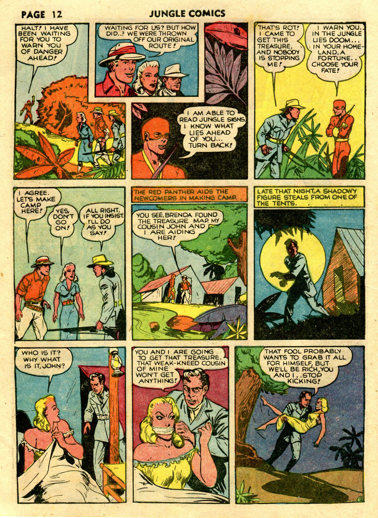 Read online Jungle Comics comic -  Issue #14 - 14