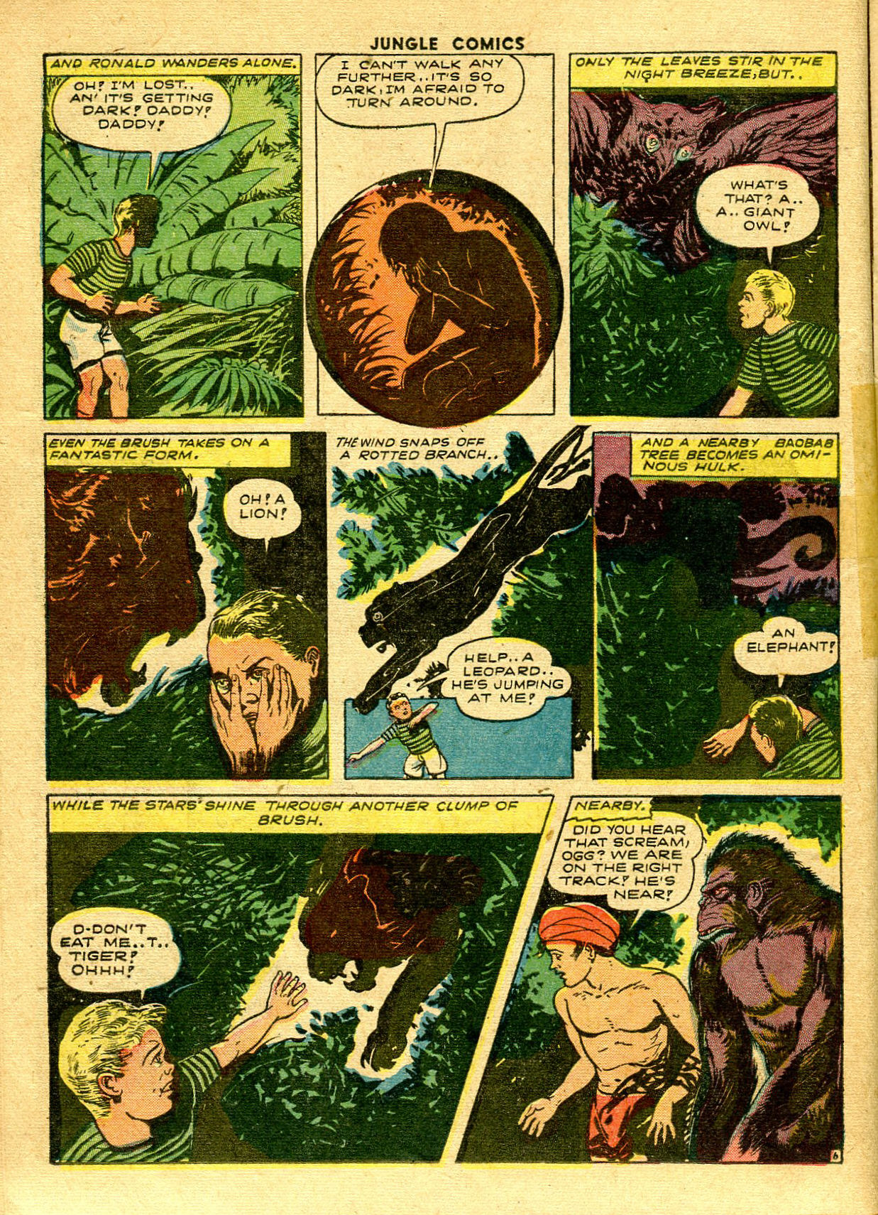 Read online Jungle Comics comic -  Issue #46 - 32