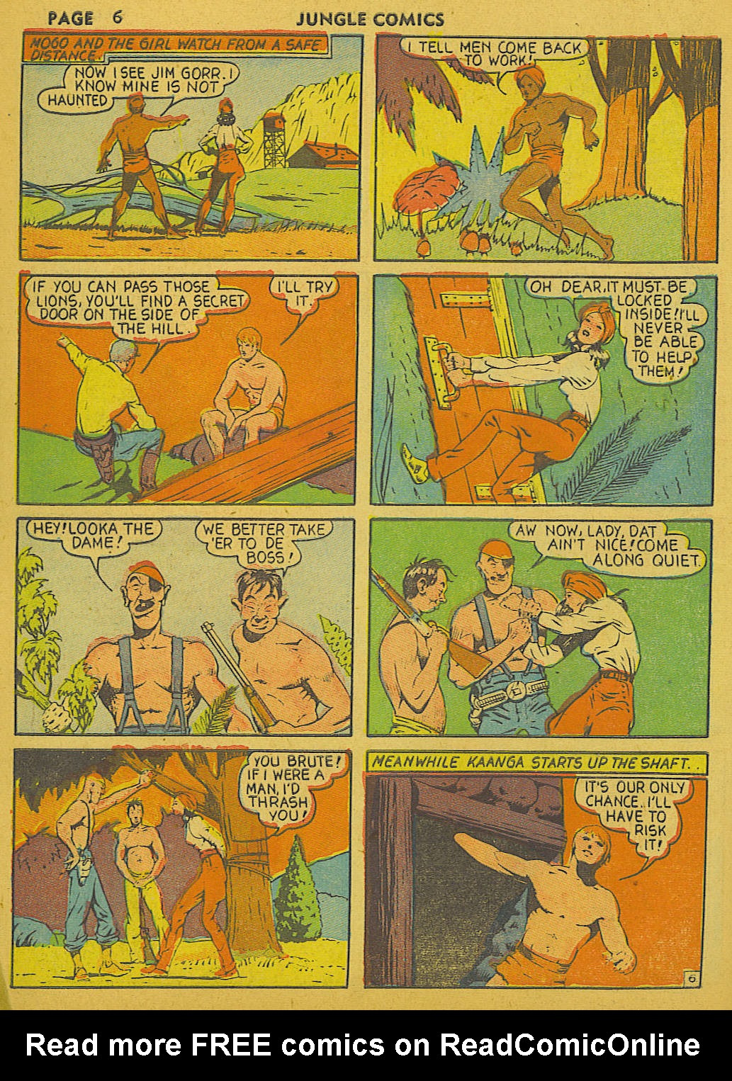 Read online Jungle Comics comic -  Issue #8 - 8