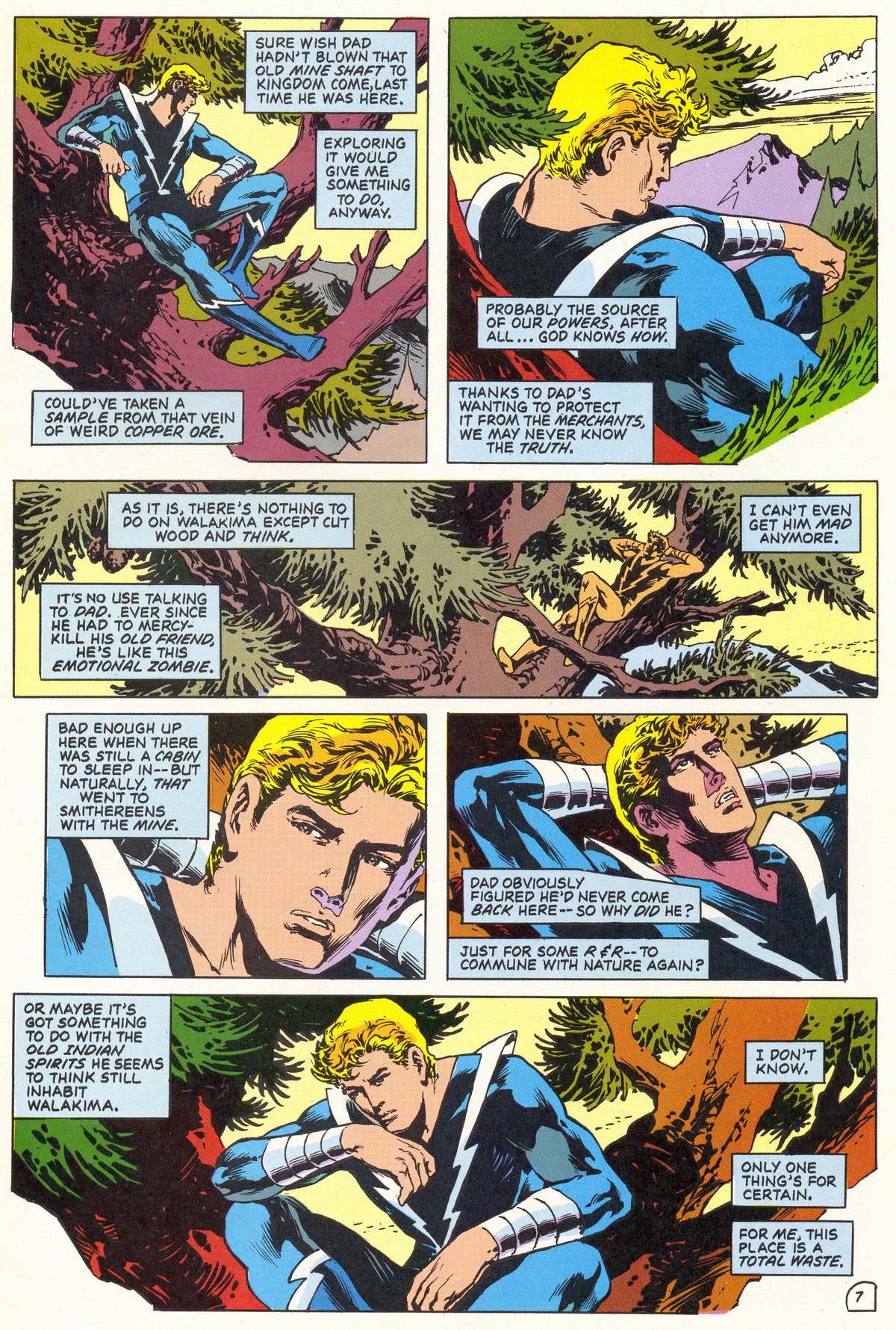 Read online Captain Thunder and Blue Bolt comic -  Issue #8 - 9