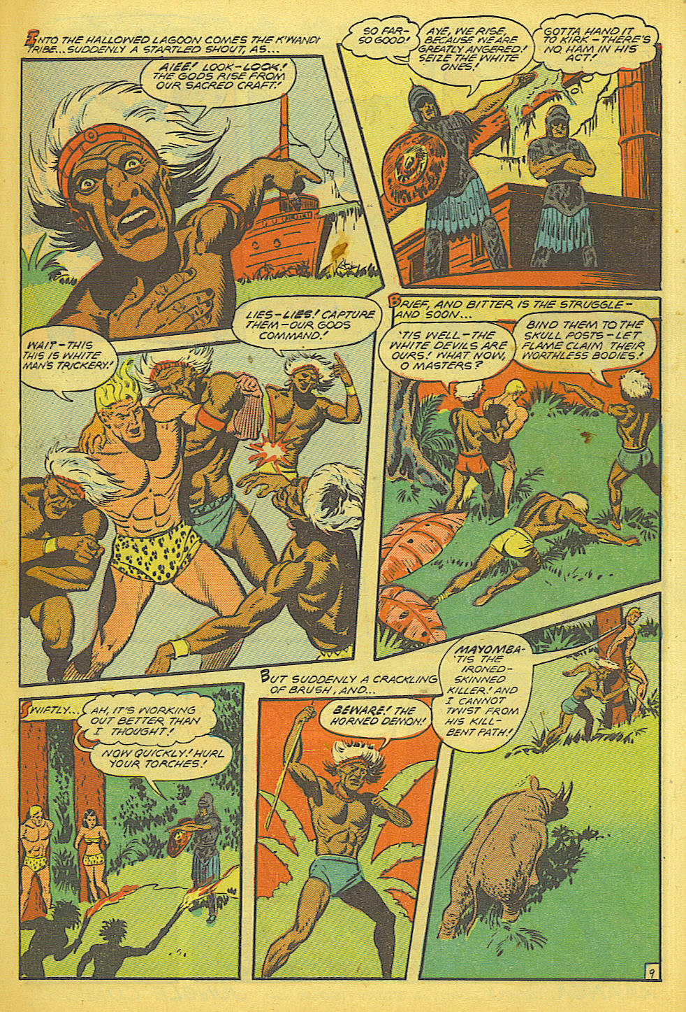 Read online Jungle Comics comic -  Issue #103 - 12