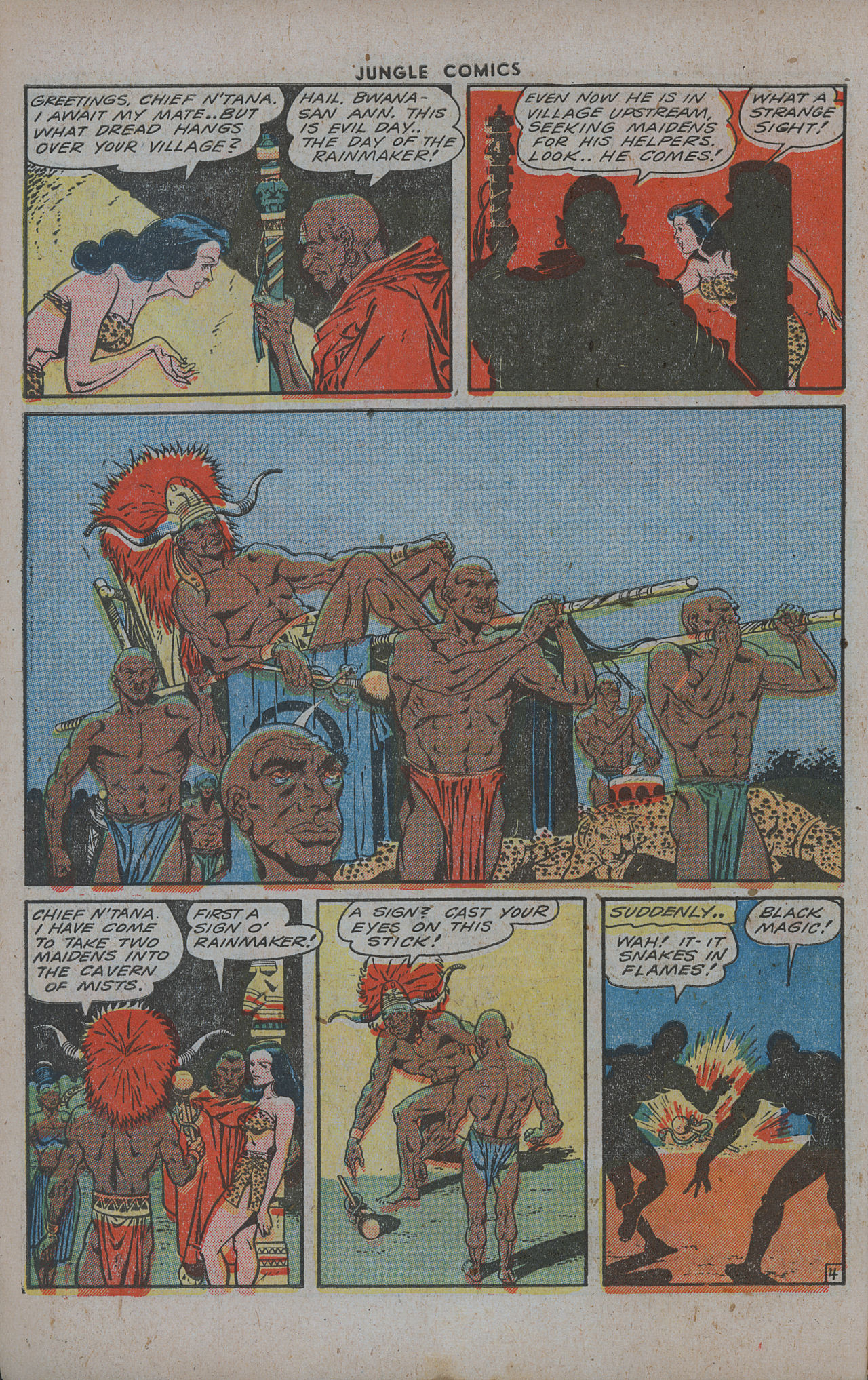Read online Jungle Comics comic -  Issue #56 - 6