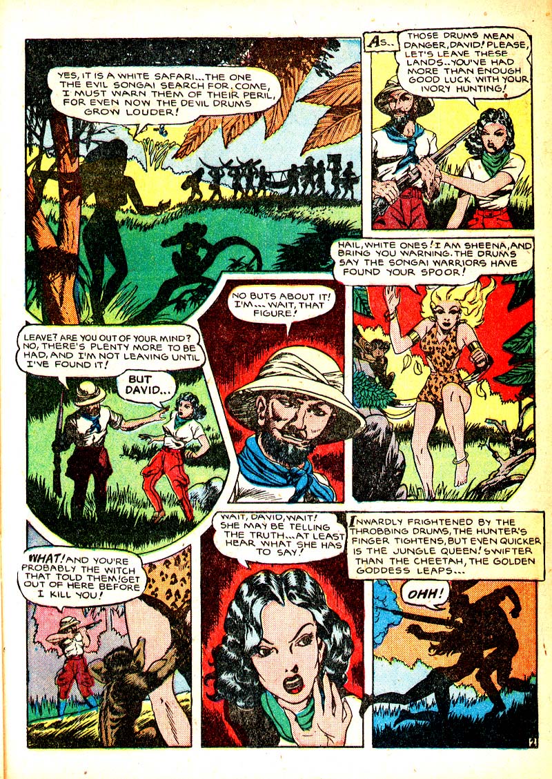 Read online Sheena, Queen of the Jungle (1942) comic -  Issue #8 - 26