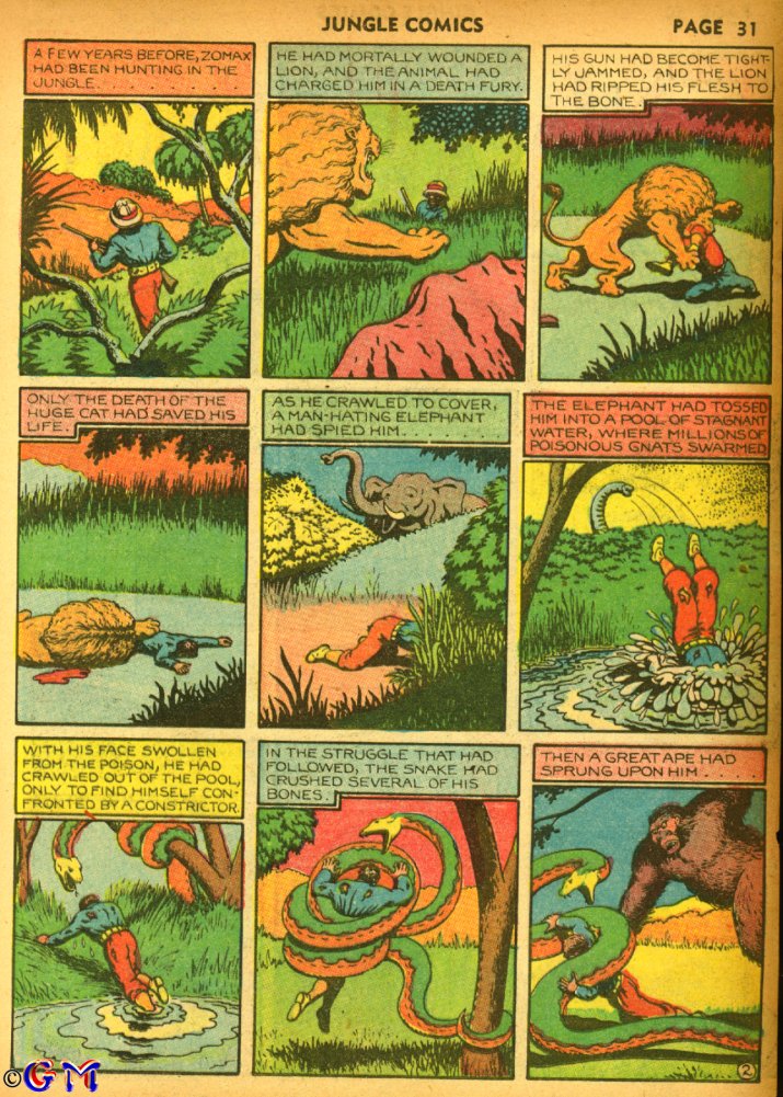 Read online Jungle Comics comic -  Issue #14 - 33