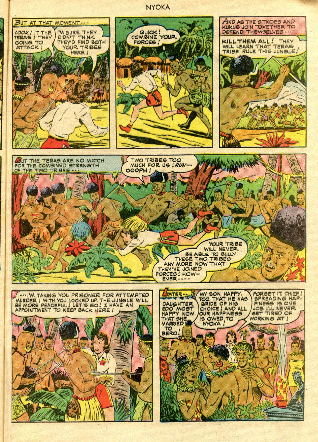 Read online Nyoka the Jungle Girl (1945) comic -  Issue #45 - 49