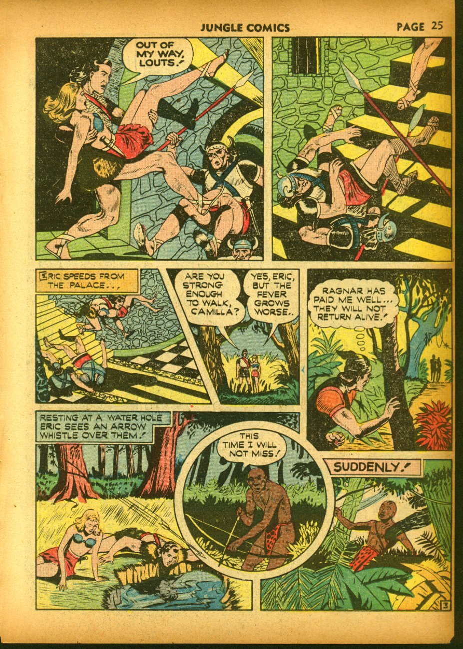 Read online Jungle Comics comic -  Issue #20 - 27