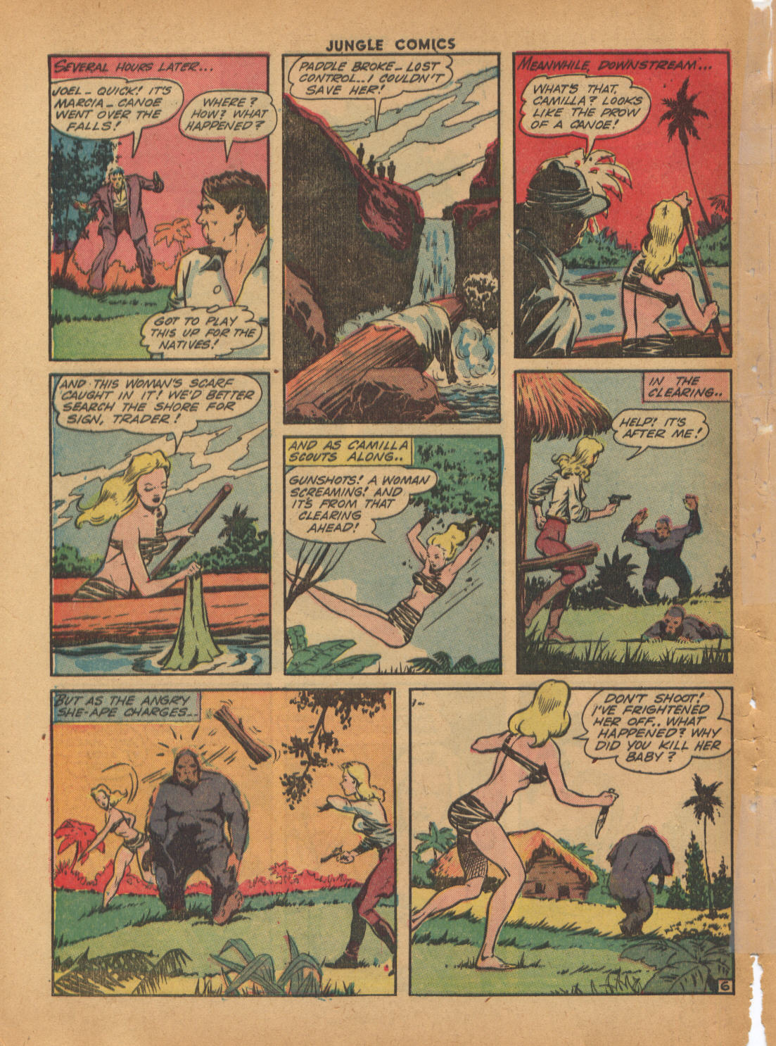 Read online Jungle Comics comic -  Issue #44 - 54