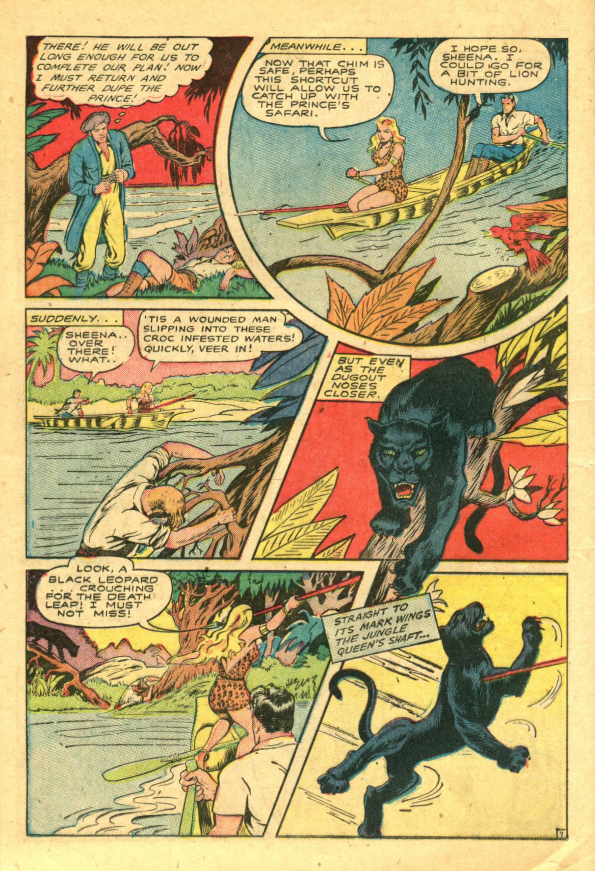 Read online Sheena, Queen of the Jungle (1942) comic -  Issue #6 - 20