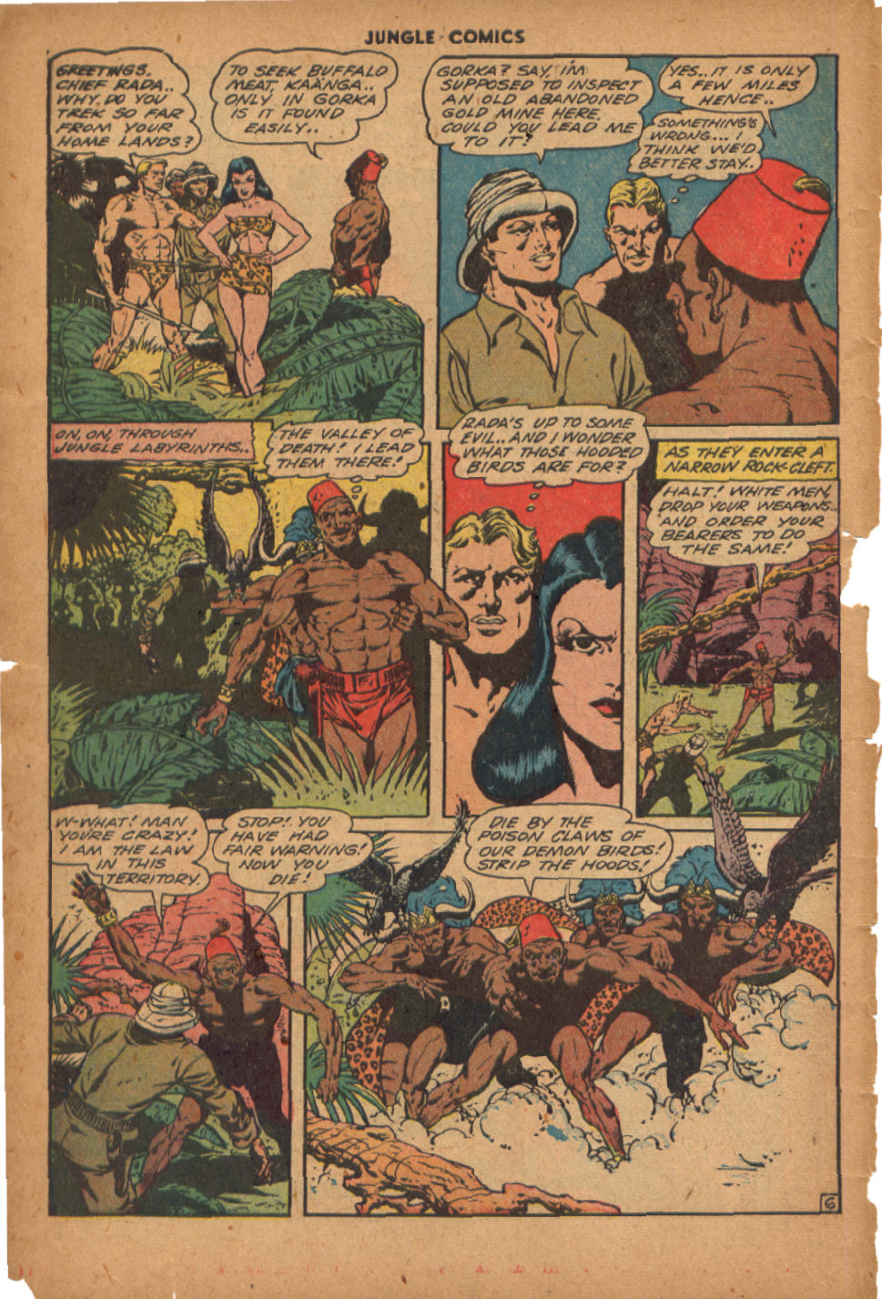 Read online Jungle Comics comic -  Issue #53 - 8