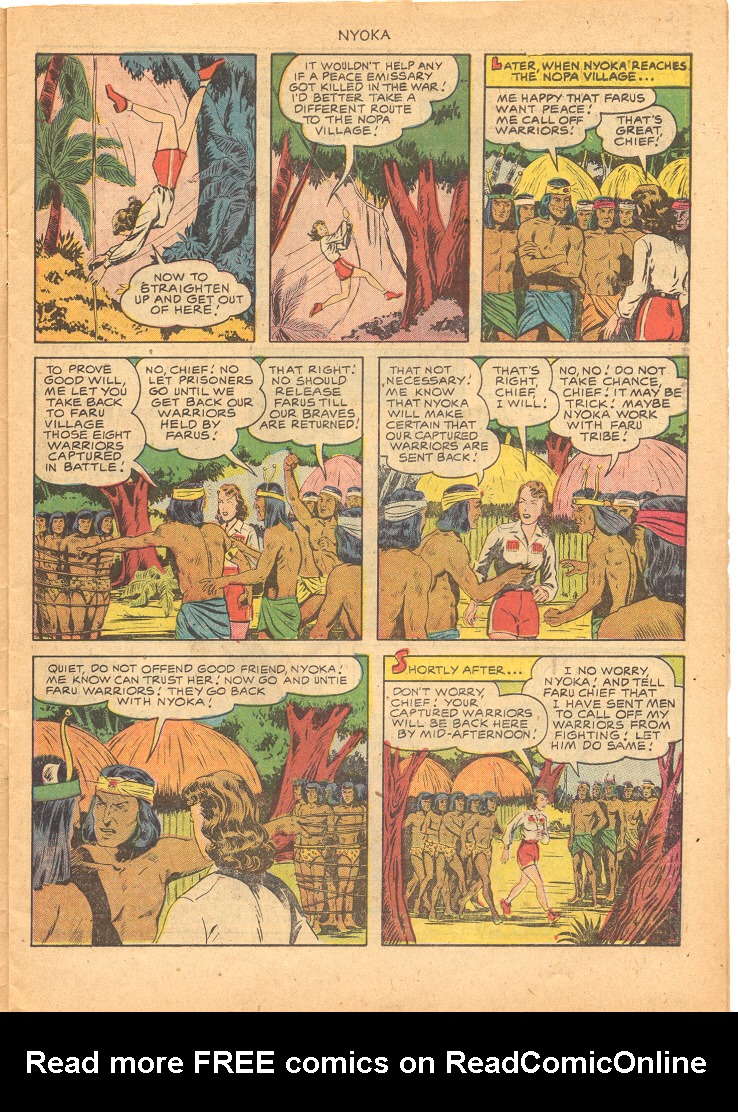 Read online Nyoka the Jungle Girl (1945) comic -  Issue #59 - 7