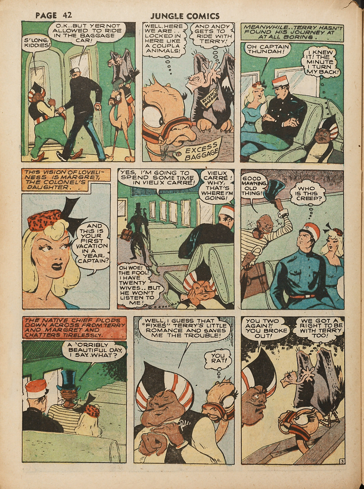 Read online Jungle Comics comic -  Issue #18 - 44