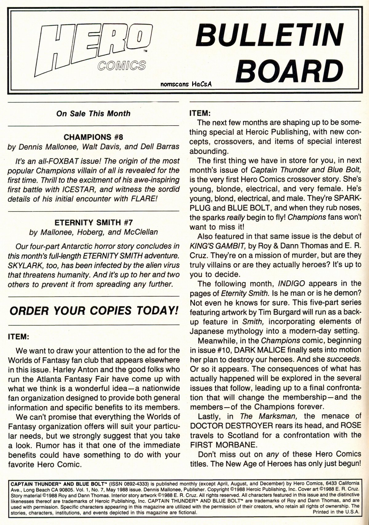 Read online Captain Thunder and Blue Bolt comic -  Issue #7 - 2