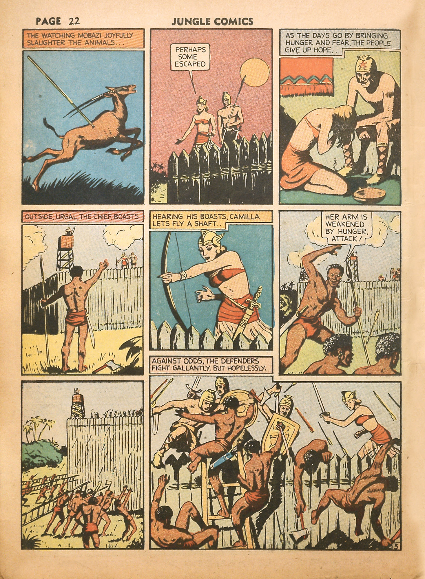 Read online Jungle Comics comic -  Issue #16 - 24