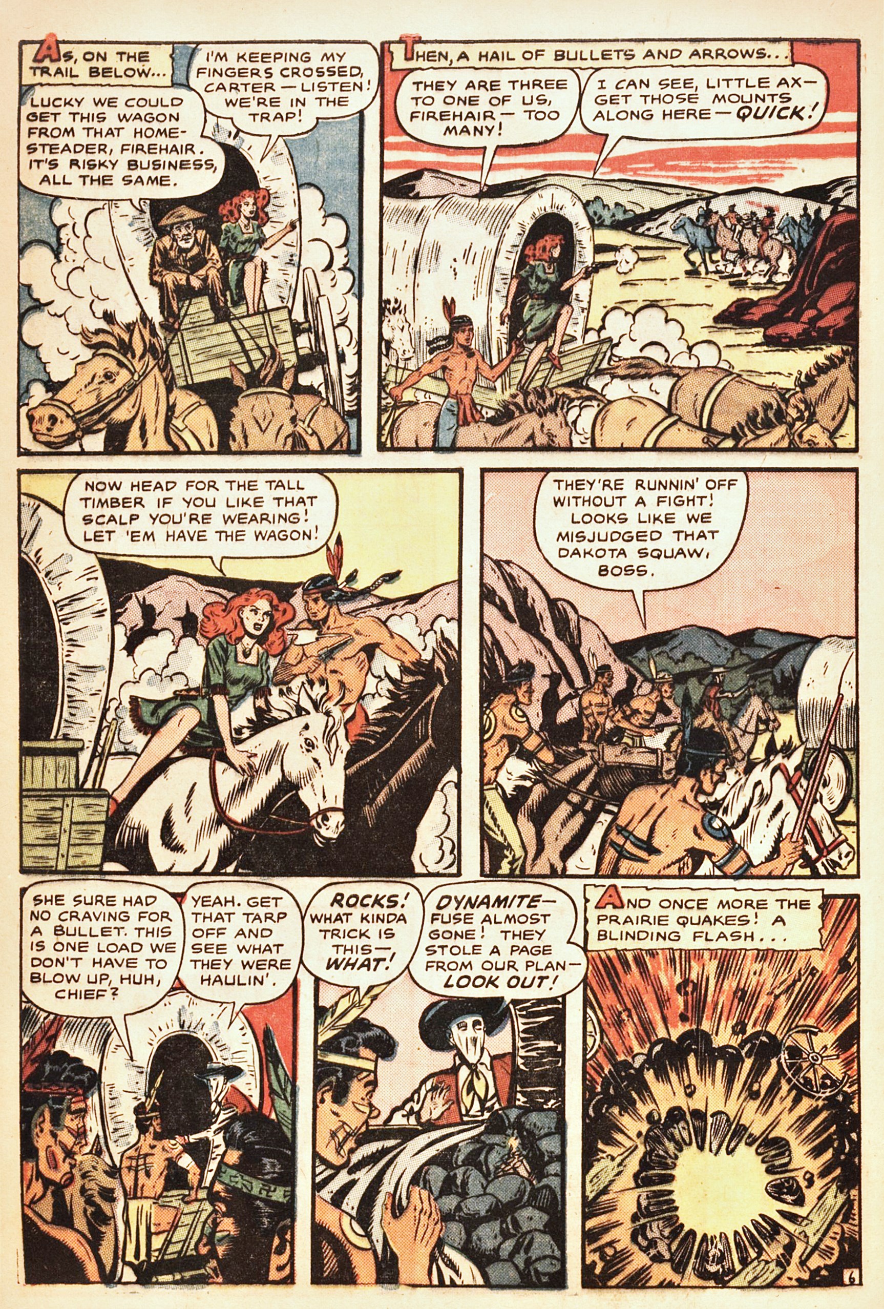 Read online Firehair (1951) comic -  Issue #7 - 32