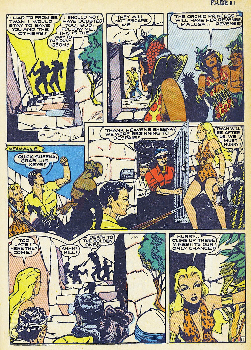 Read online Sheena, Queen of the Jungle (1942) comic -  Issue #2 - 13