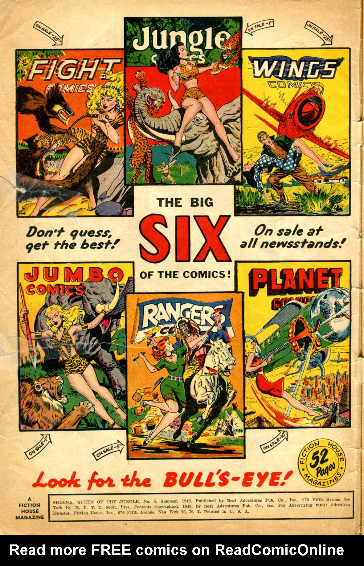 Read online Sheena, Queen of the Jungle (1942) comic -  Issue #5 - 2