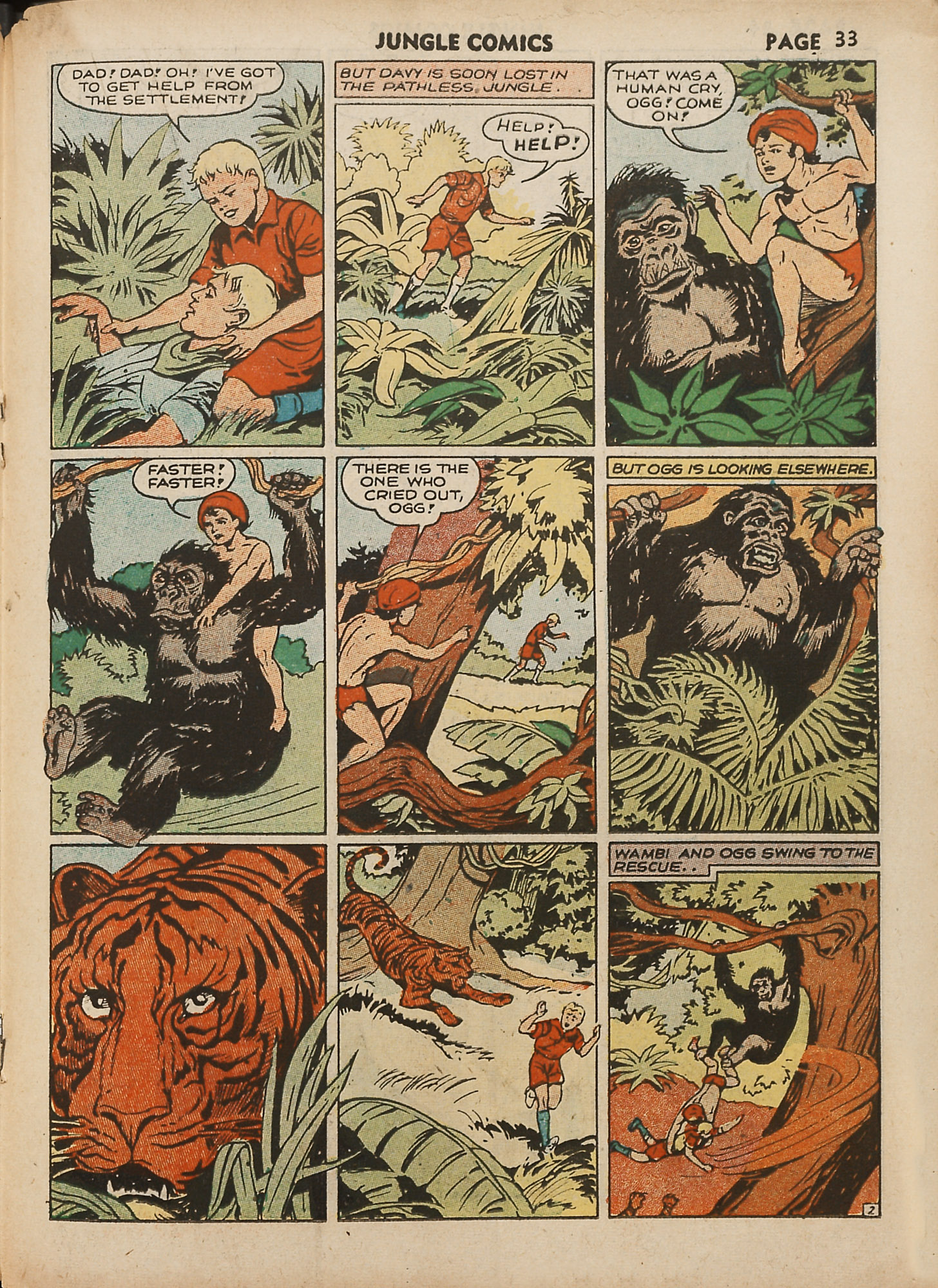 Read online Jungle Comics comic -  Issue #18 - 35