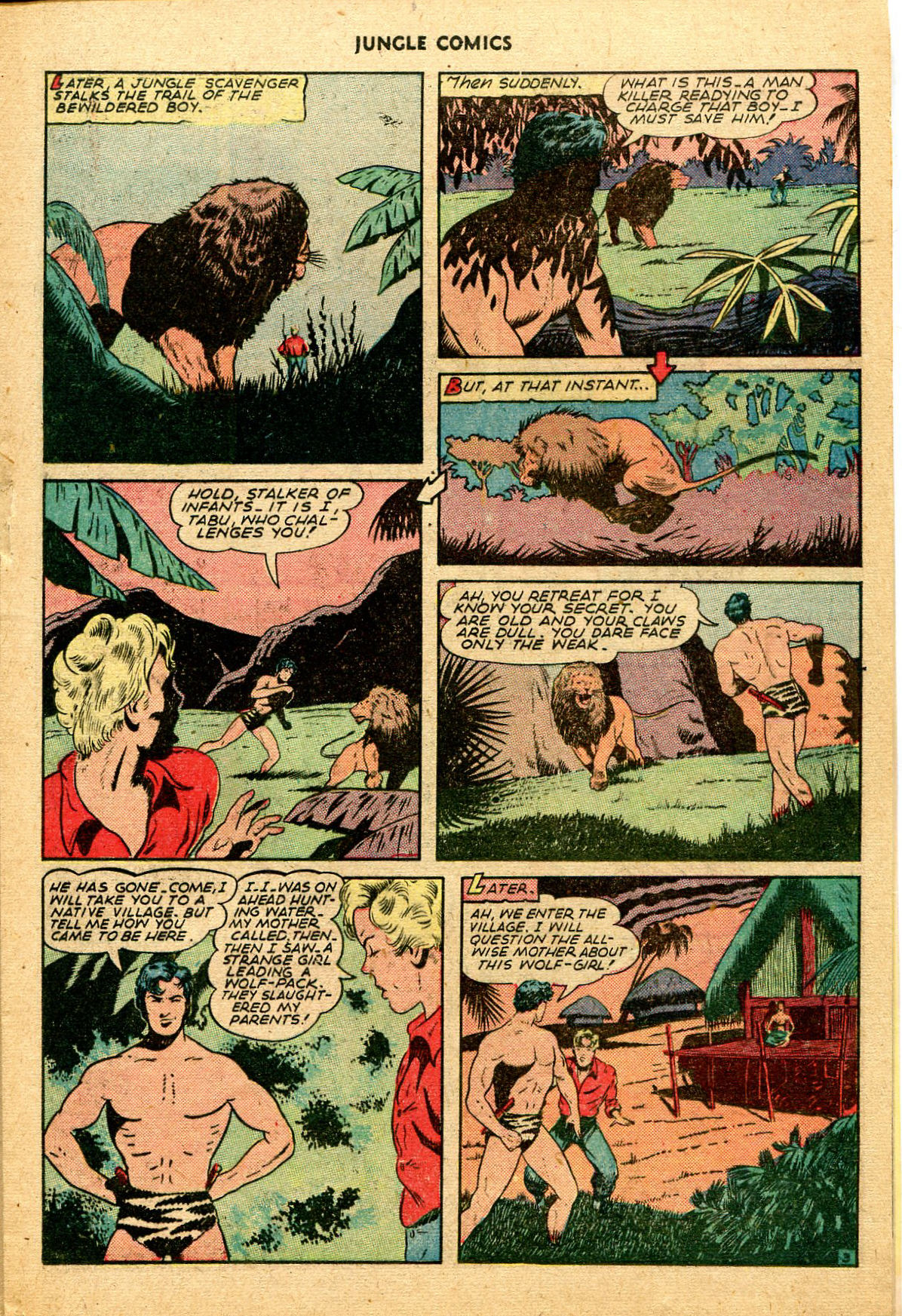 Read online Jungle Comics comic -  Issue #68 - 17