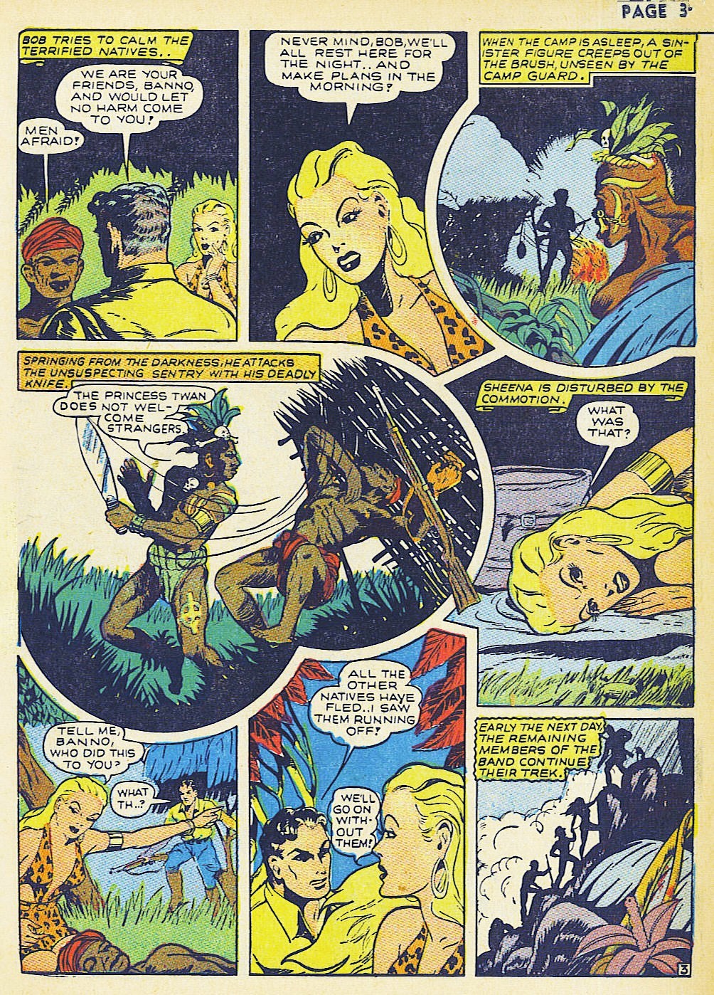 Read online Sheena, Queen of the Jungle (1942) comic -  Issue #2 - 5