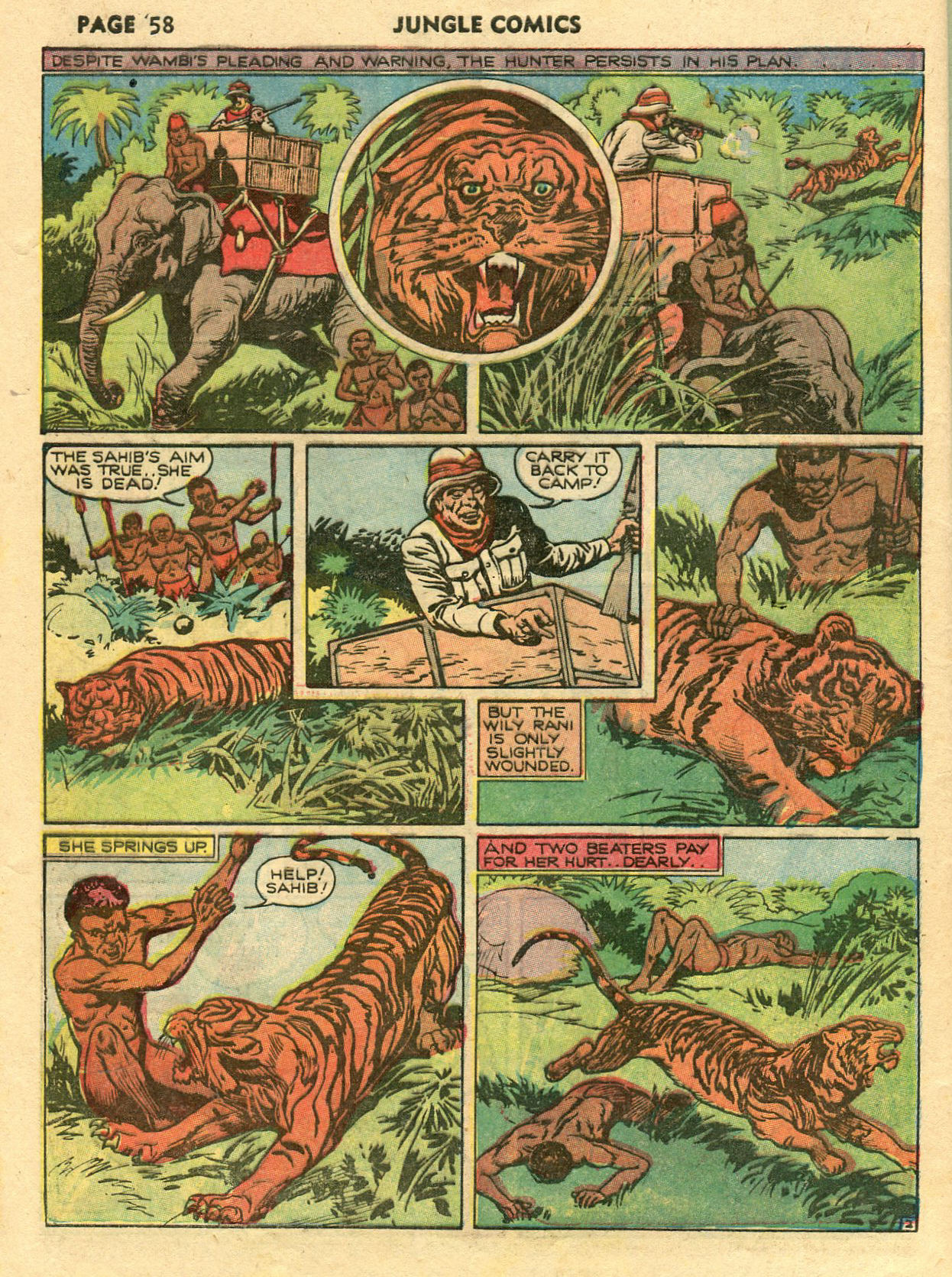Read online Jungle Comics comic -  Issue #14 - 60