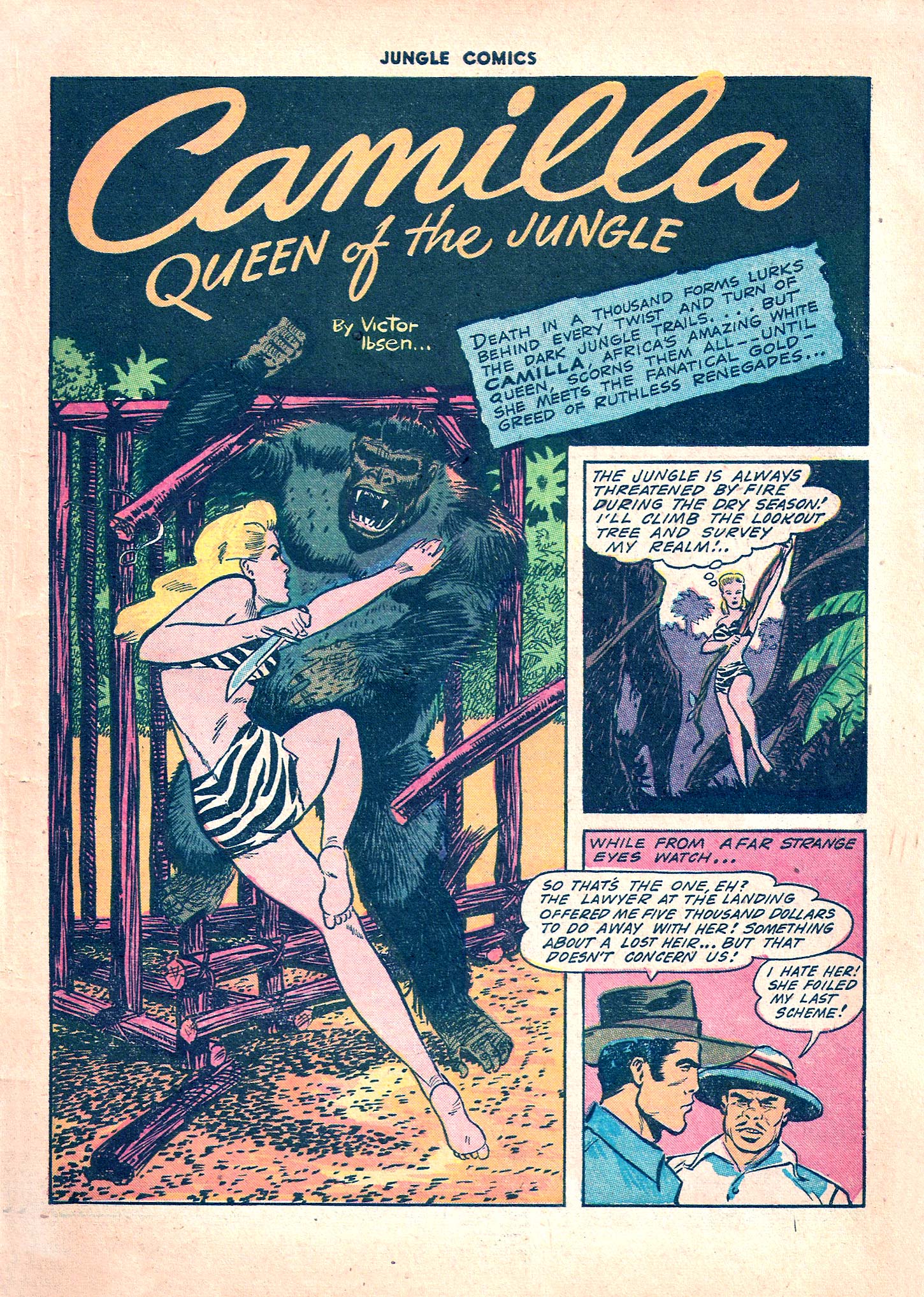 Read online Jungle Comics comic -  Issue #42 - 49