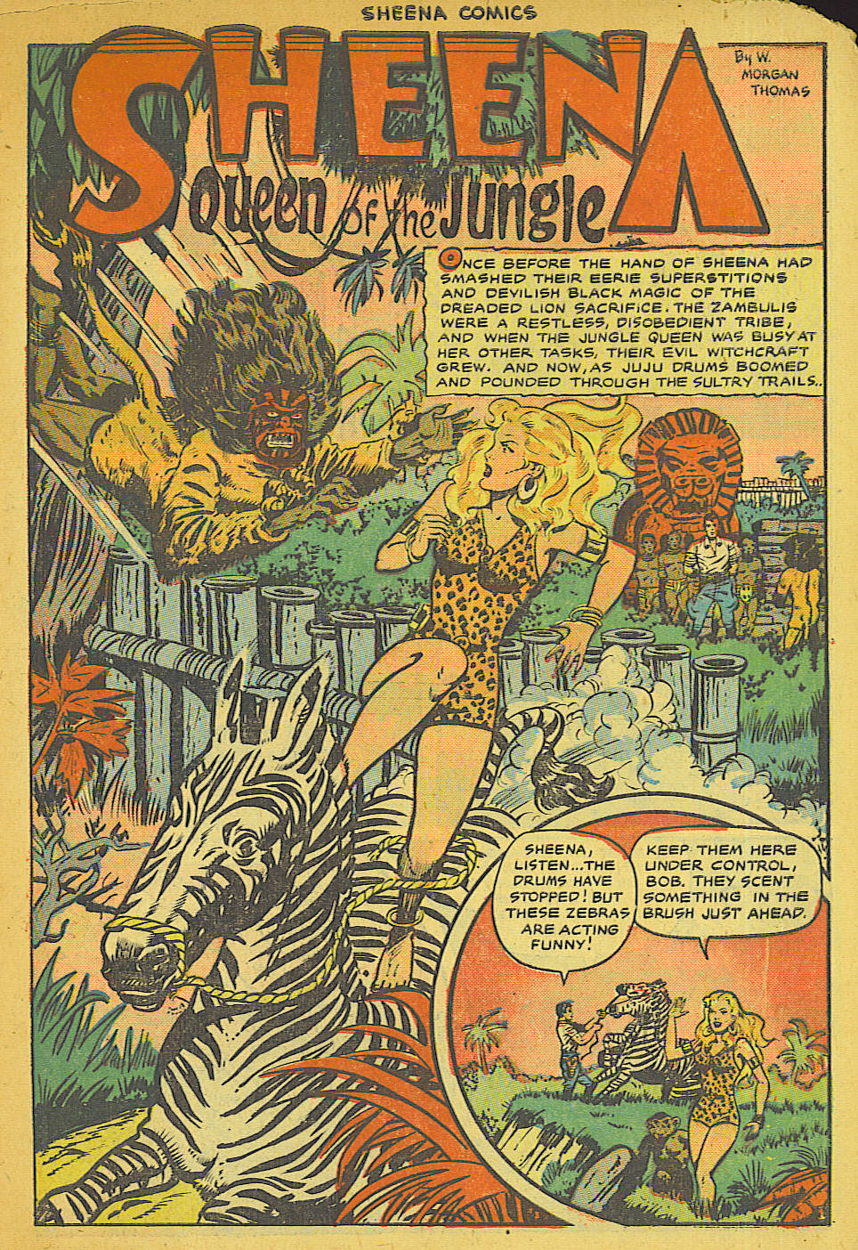 Read online Sheena, Queen of the Jungle (1942) comic -  Issue #10 - 3