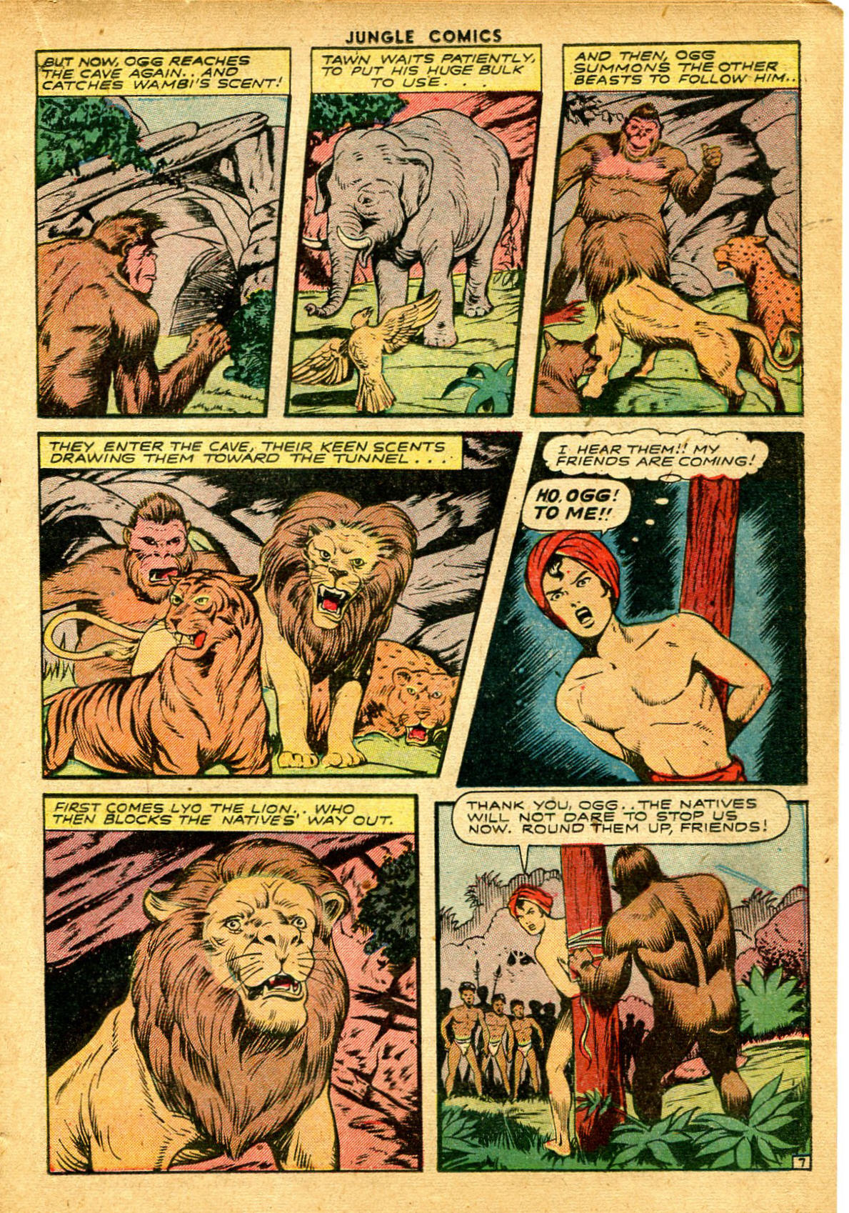 Read online Jungle Comics comic -  Issue #65 - 21