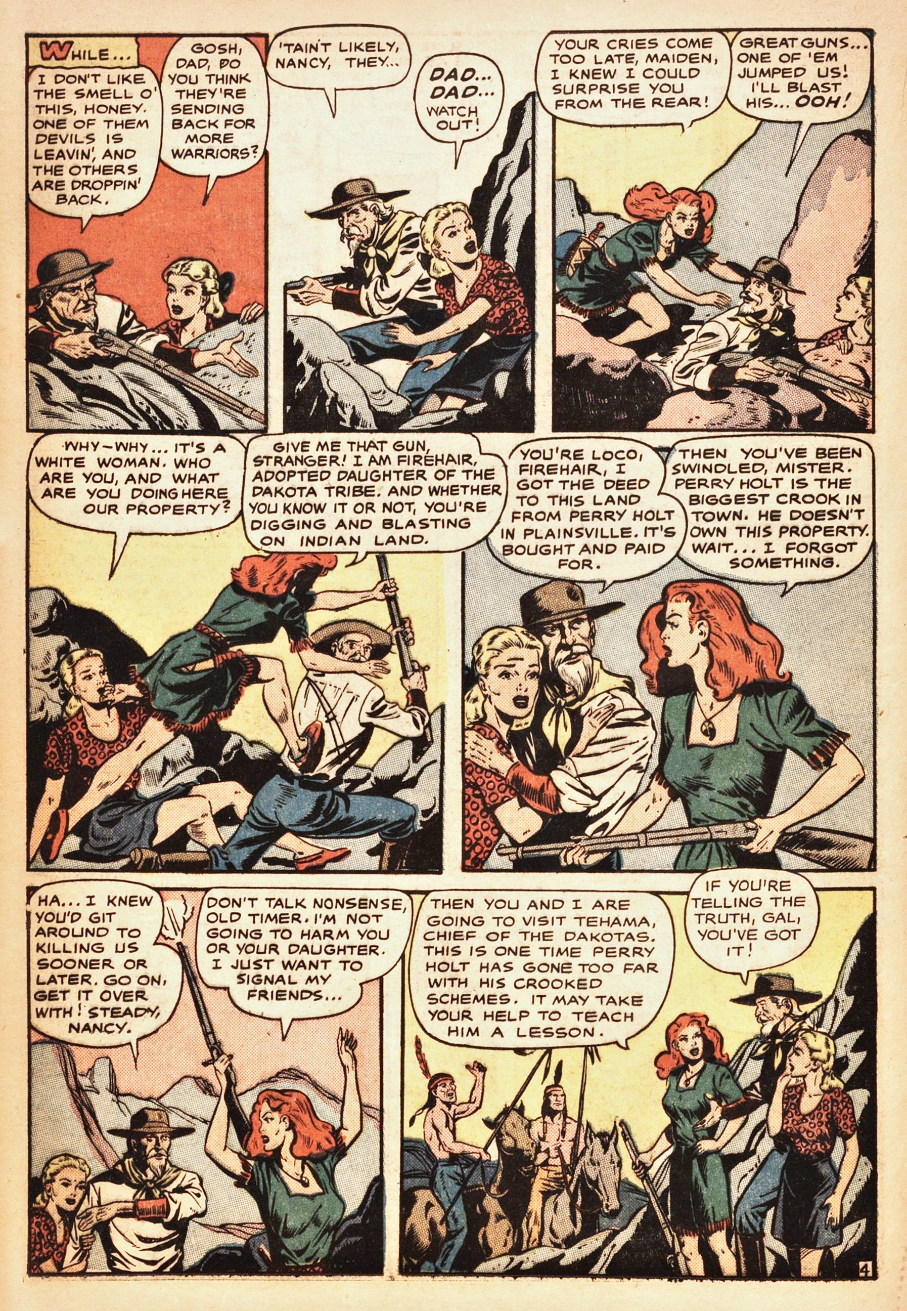 Read online Pioneer West Romances comic -  Issue #4 - 16