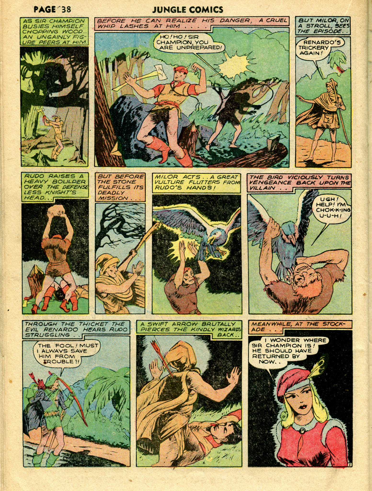 Read online Jungle Comics comic -  Issue #15 - 41