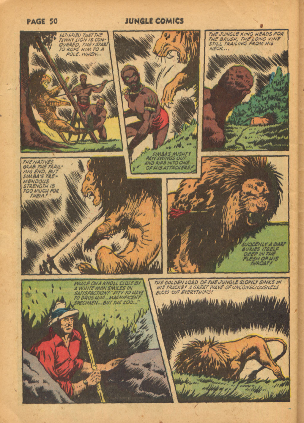 Read online Jungle Comics comic -  Issue #38 - 51