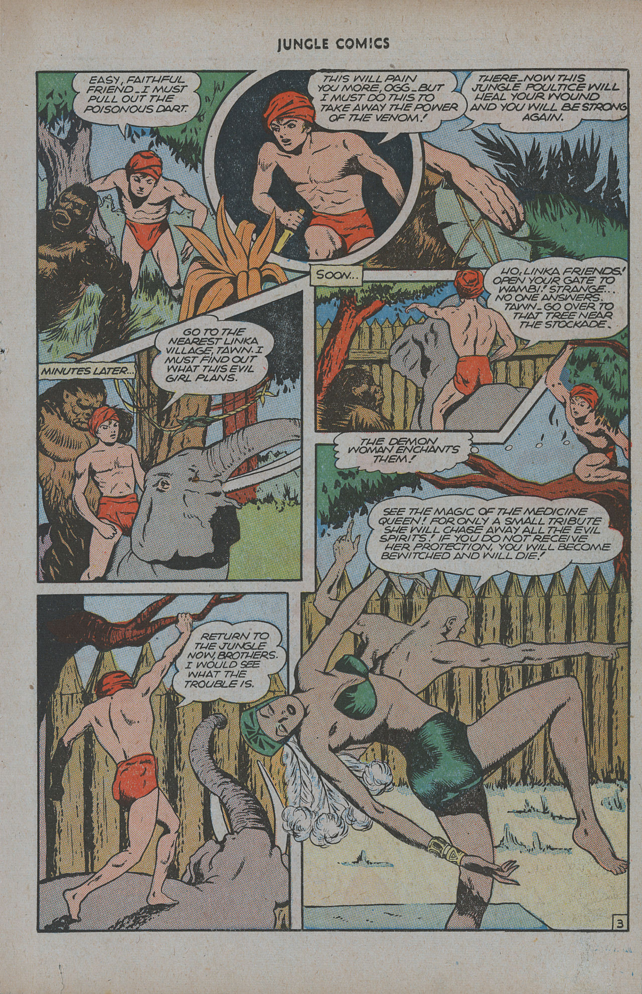 Read online Jungle Comics comic -  Issue #77 - 23