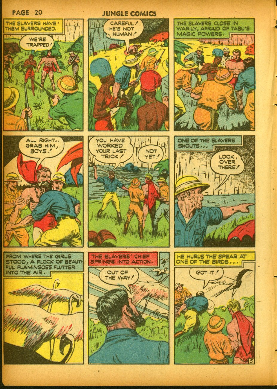 Read online Jungle Comics comic -  Issue #20 - 22
