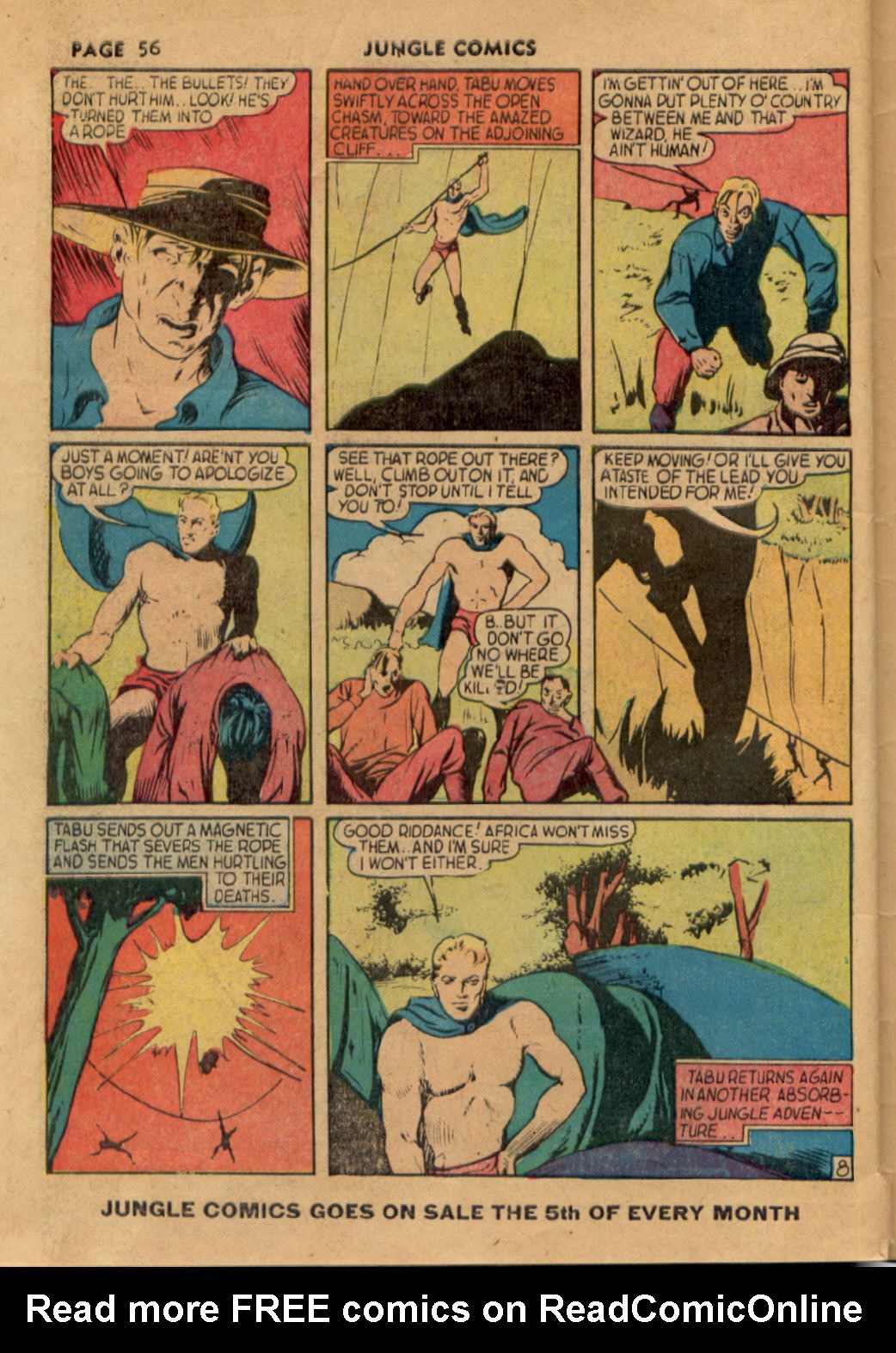 Read online Jungle Comics comic -  Issue #9 - 56