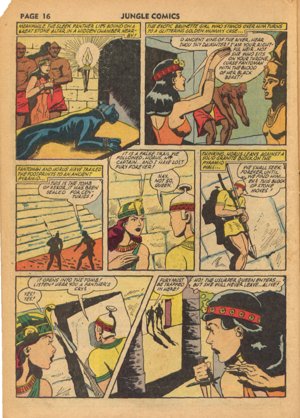 Read online Jungle Comics comic -  Issue #38 - 17