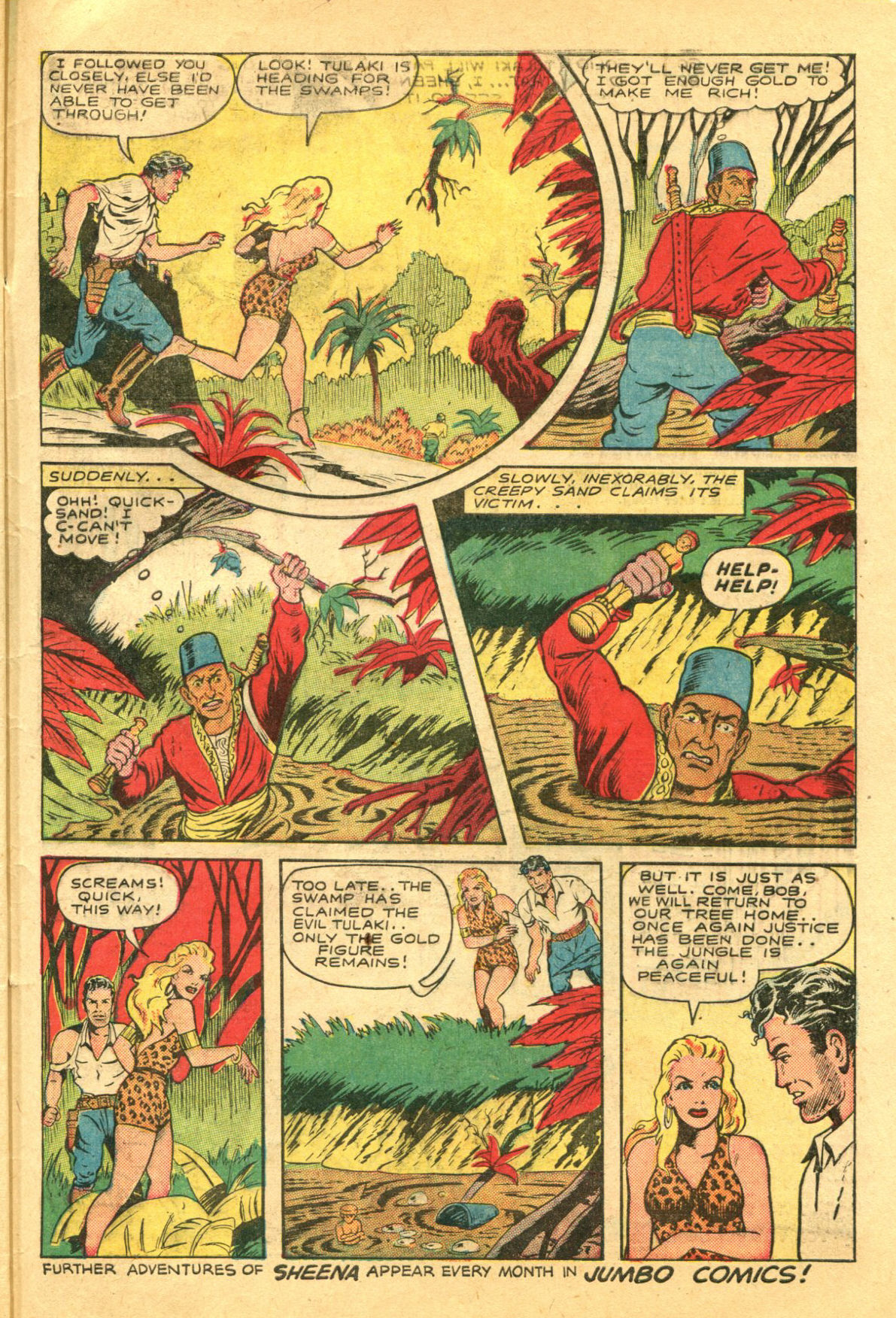 Read online Sheena, Queen of the Jungle (1942) comic -  Issue #6 - 49