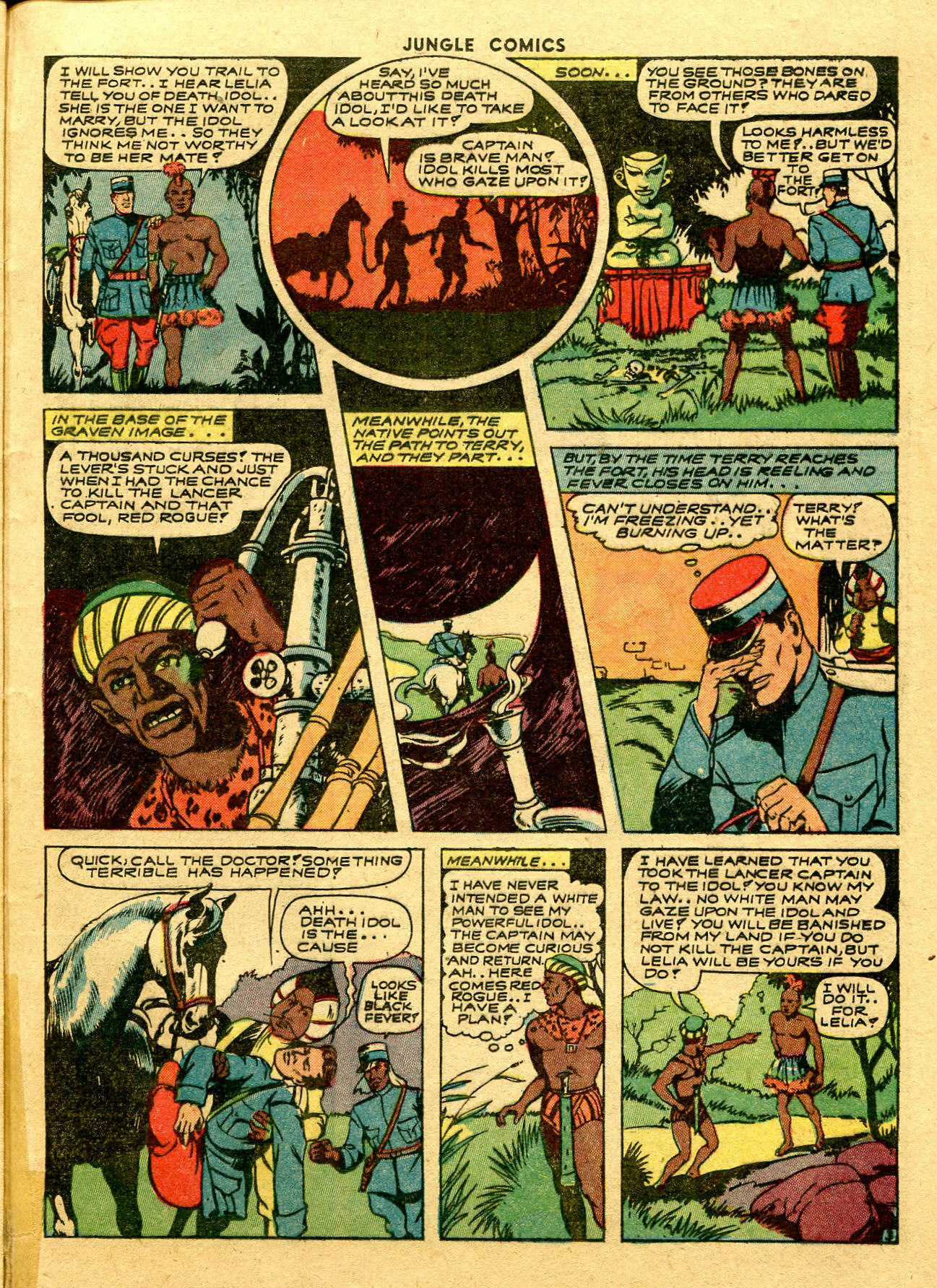 Read online Jungle Comics comic -  Issue #46 - 45
