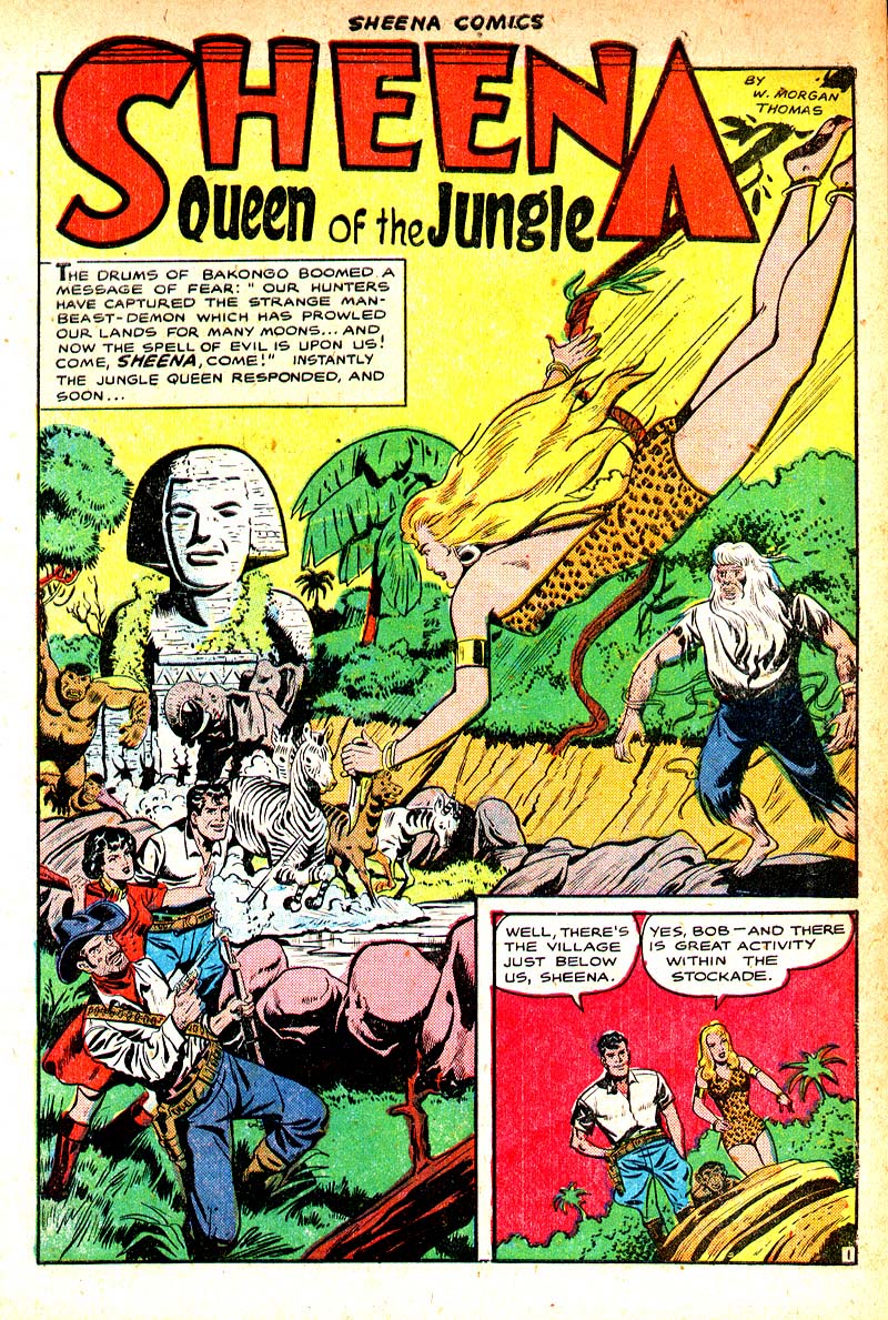 Read online Sheena, Queen of the Jungle (1942) comic -  Issue #8 - 4