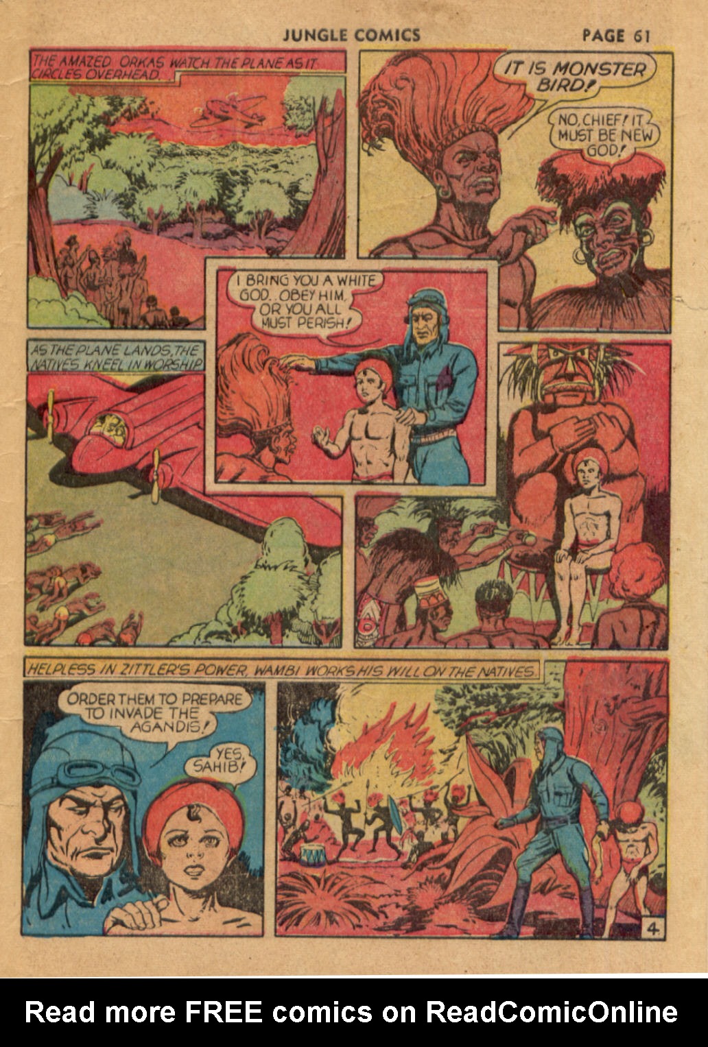 Read online Jungle Comics comic -  Issue #9 - 61