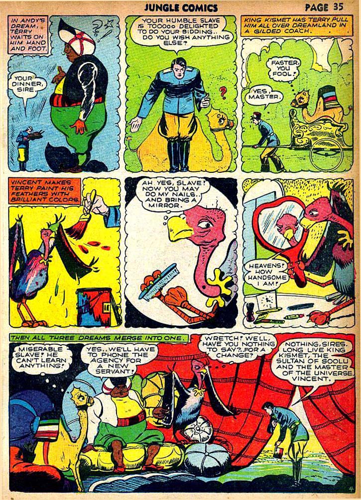 Read online Jungle Comics comic -  Issue #21 - 37