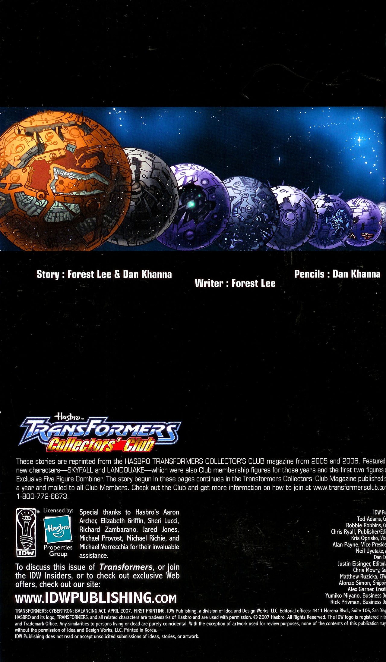 Read online Transformers: Cybertron: Balancing Act comic -  Issue # TPB - 3